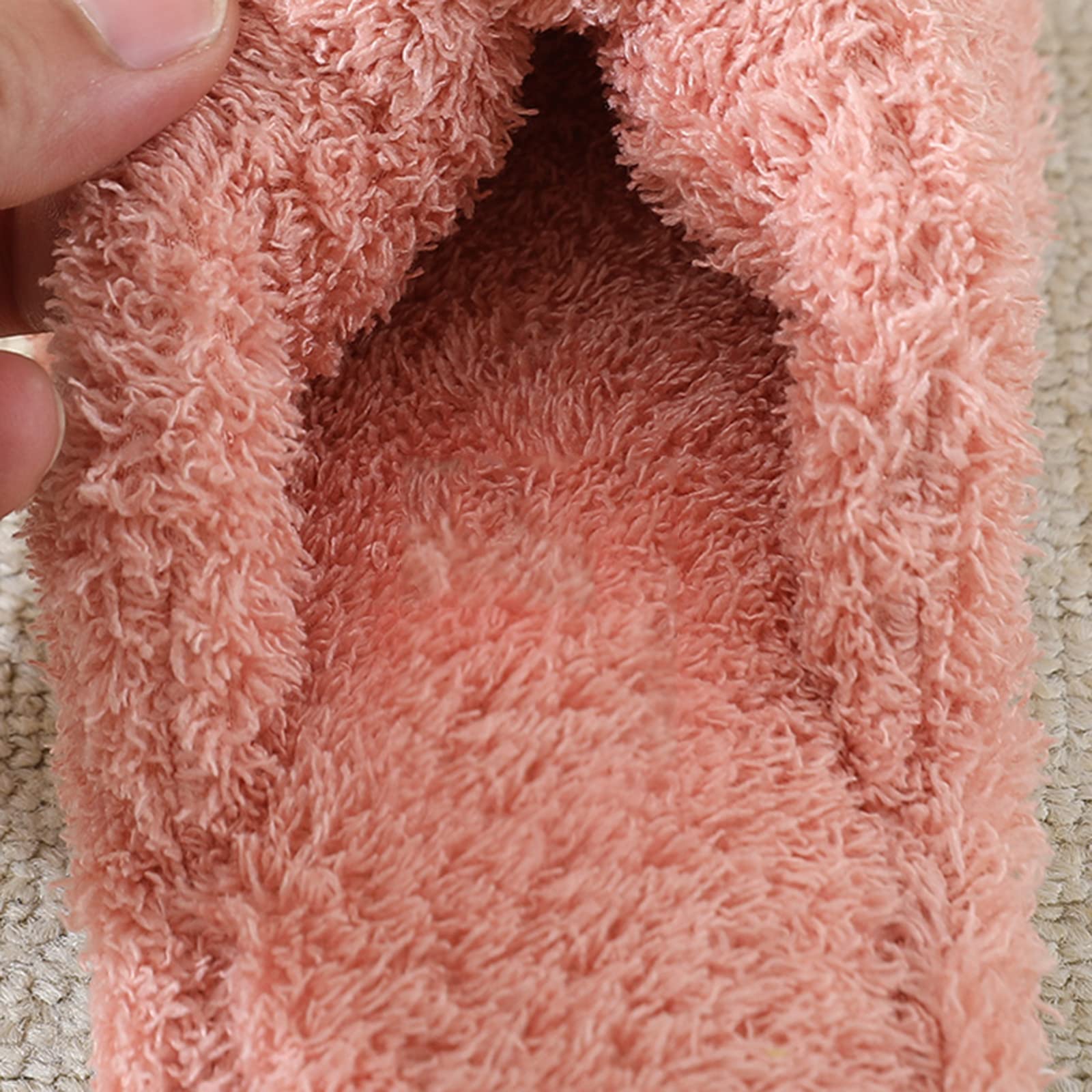 Cozy Women's & Men's Non-Slip Winter Slippers - Warm Fleece-Lined Cotton House Shoes for Indoor/Outdoor Use - Perfect for Home, Office & Cold Weather Comfort