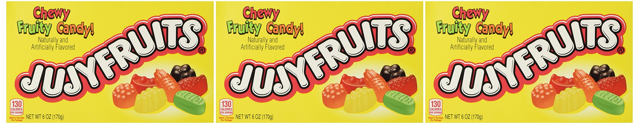 JuicyFruits Chewy Fruity Candy Assortment - 3 Pack (5 oz Boxes) | Bulk Candy for Parties, Halloween Treats & Office Snacks