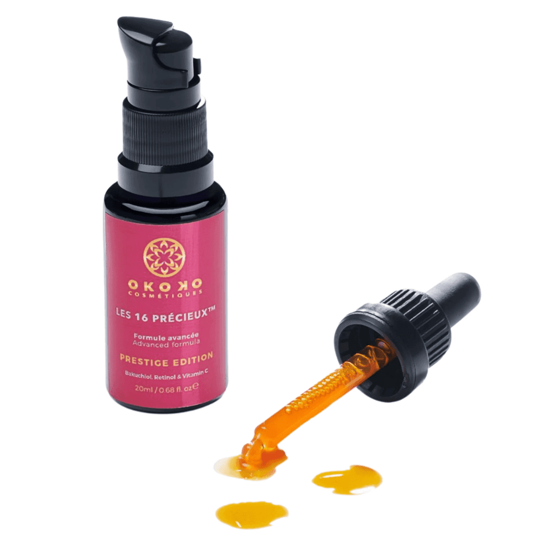 Les 16 Précieux Anti-Aging Serum with Encapsulated Retinol & Bakuchiol - Advanced Age Defying Elixir for Wrinkles & Fine Lines | Day & Night Skincare Routine