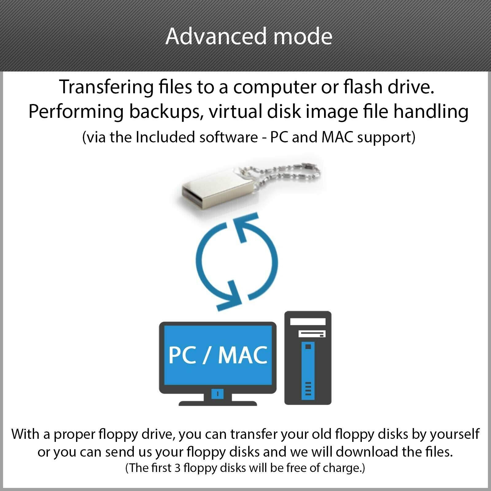 USB Floppy Drive Emulator Nalbantov N-Drive eXtreme - Compatible with Yamaha DKC55, DKC55CD, DKC60RCD - Perfect for Vintage Yamaha Keyboard Disk Drive Replacement & Music Production