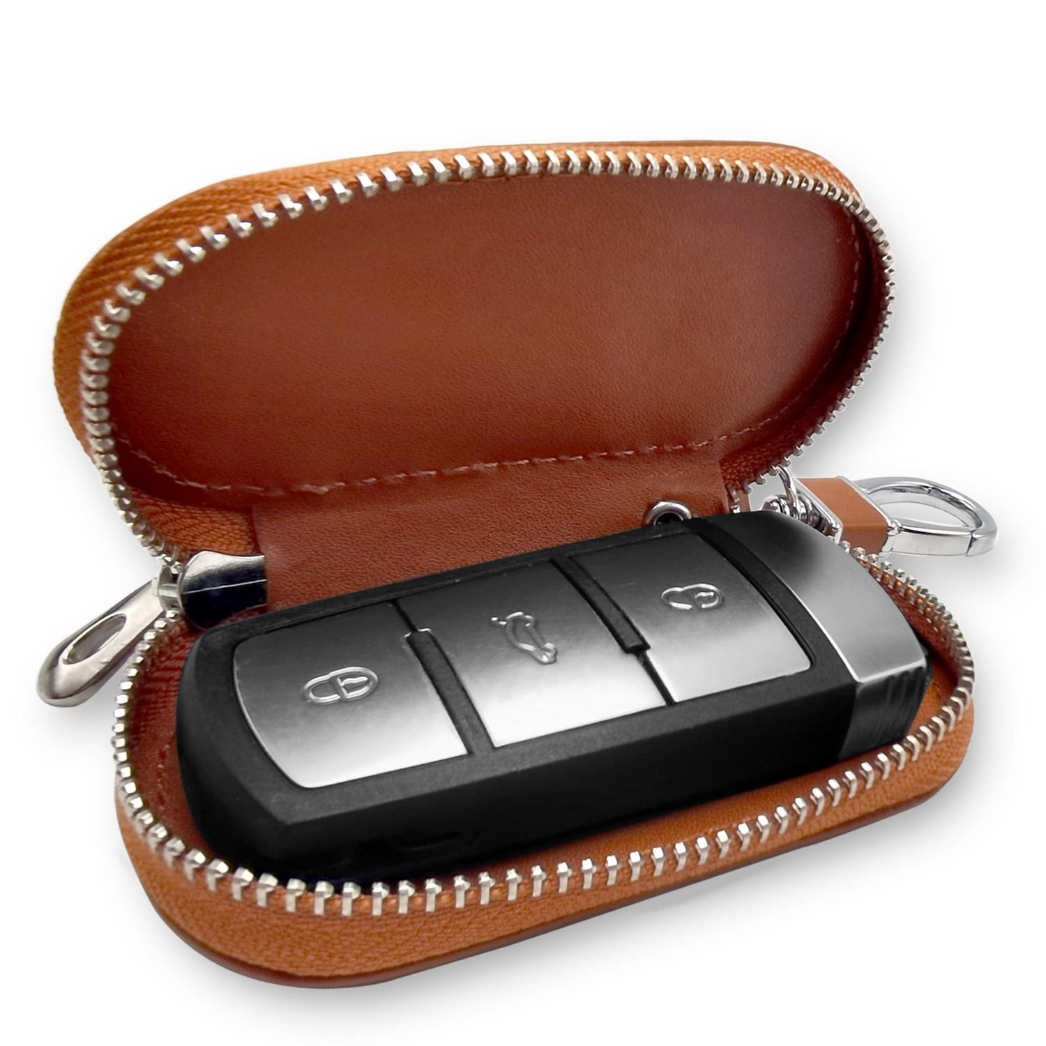 Universal Smart Key Case for DC Vehicles - Remote Fob Holder, Keychain Protector & Storage Bag | Perfect for Car, Truck & SUV Key Organization