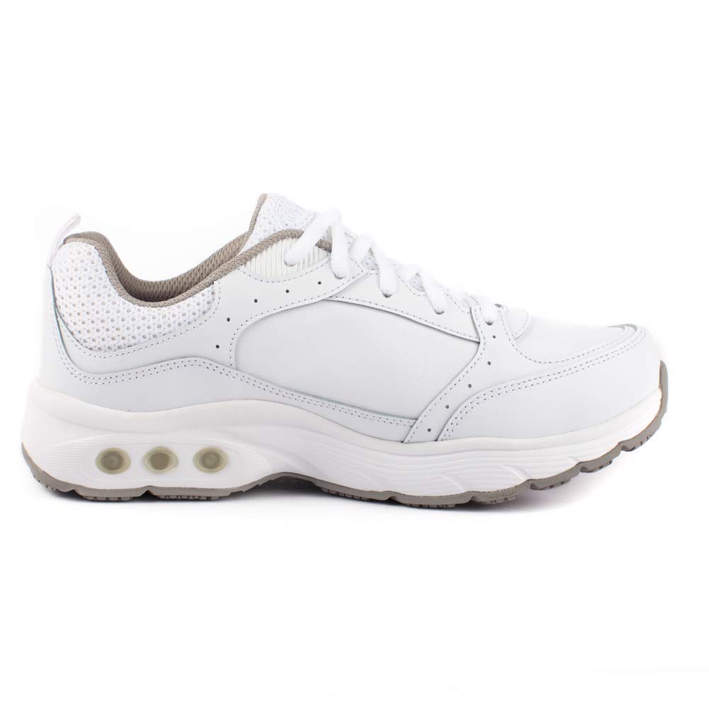 Therafit Men's Pro Leather Walker Shoes for Plantar Fasciitis & Foot Pain Relief - Comfortable Supportive Walking Shoes for Seniors, Diabetics & Daily Use