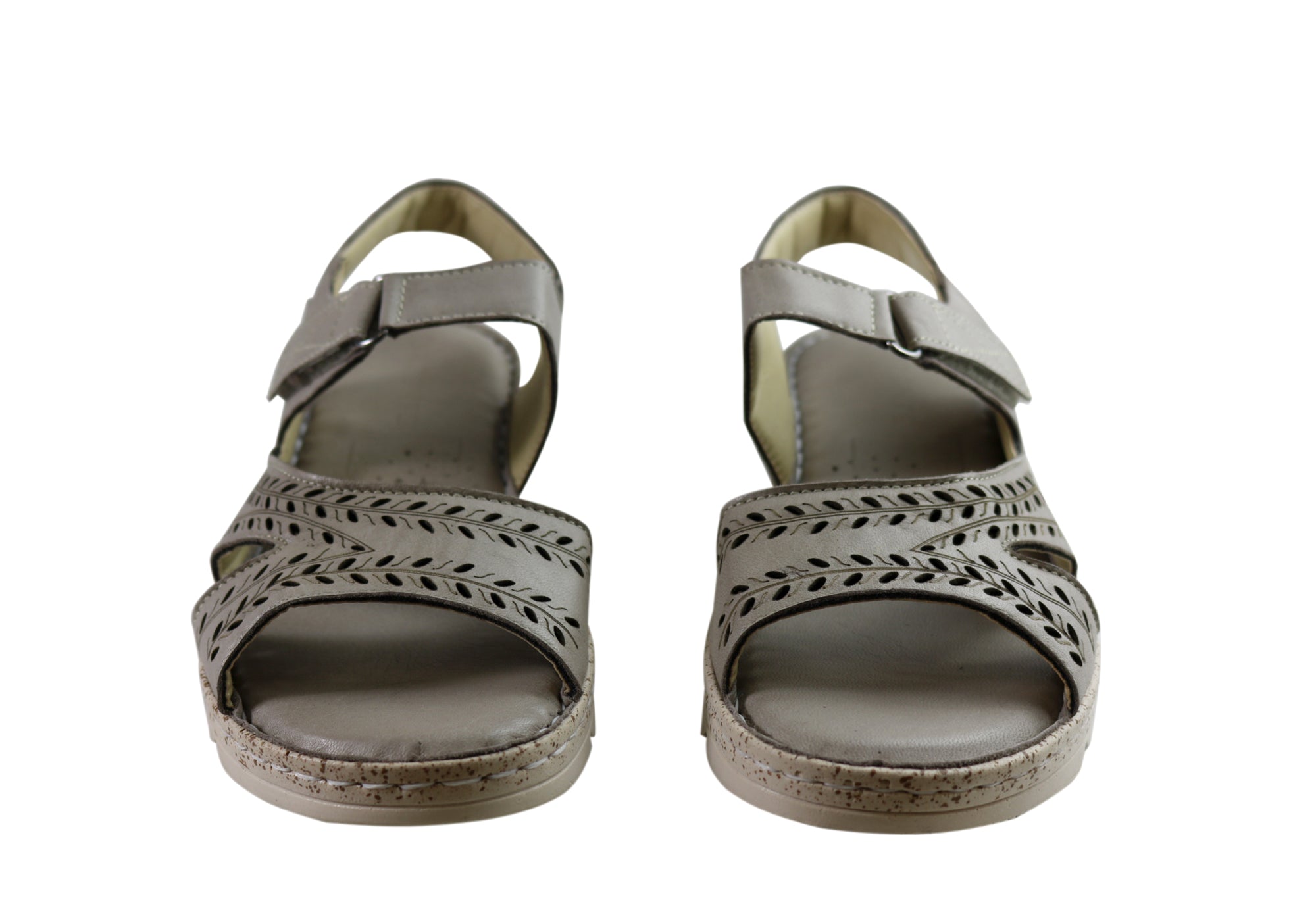 Orizonte Blanche Women's Comfortable Leather Sandals - European Style Summer Casual Shoes for Walking, Travel & Beach Vacations