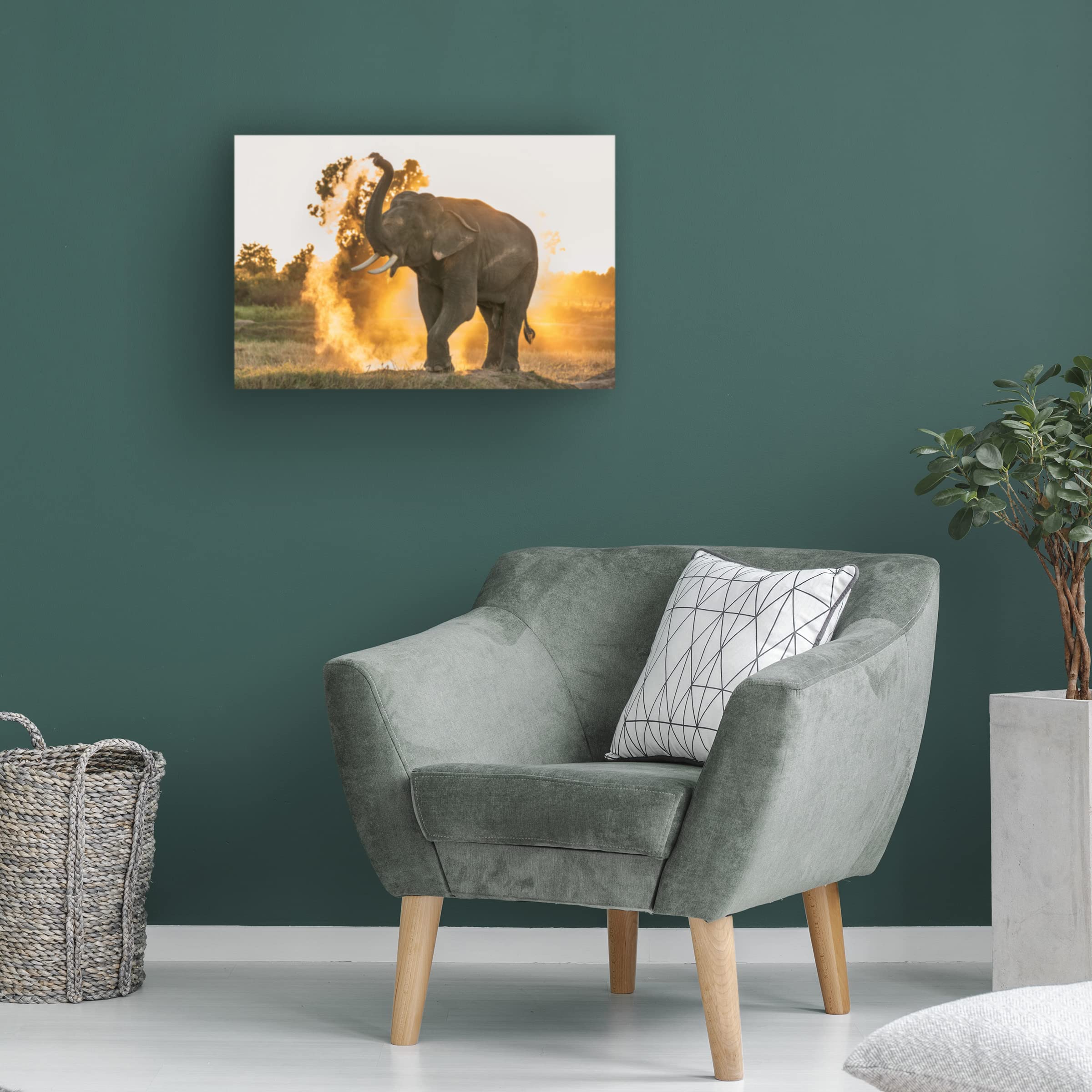 Trademark Fine Art 'Hot Day' Canvas Wall Art by The Jar – Vibrant Summer Décor for Living Room, Bedroom & Office