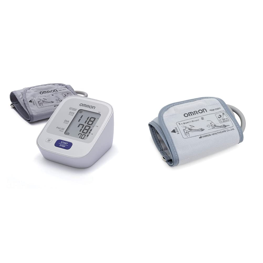 Omron M2 Upper Arm Blood Pressure Monitor - Accurate & Easy-to-Use Home Blood Pressure Cuff for Hypertension Tracking & Heart Health Management