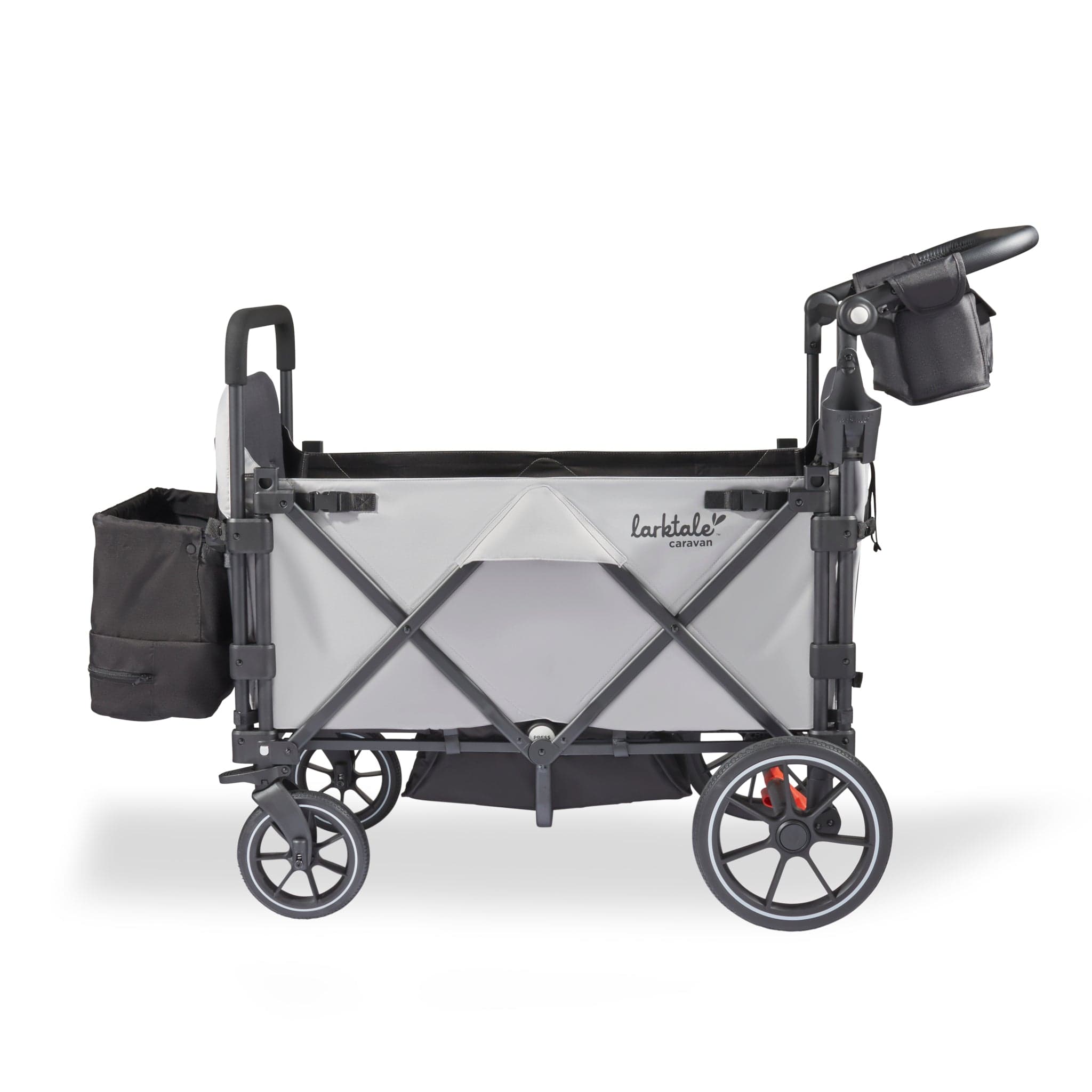 Larktale Caravan V3 All-Terrain Stroller Wagon for Kids - Lightweight, Foldable & Durable for Beach, Park, and Outdoor Adventures