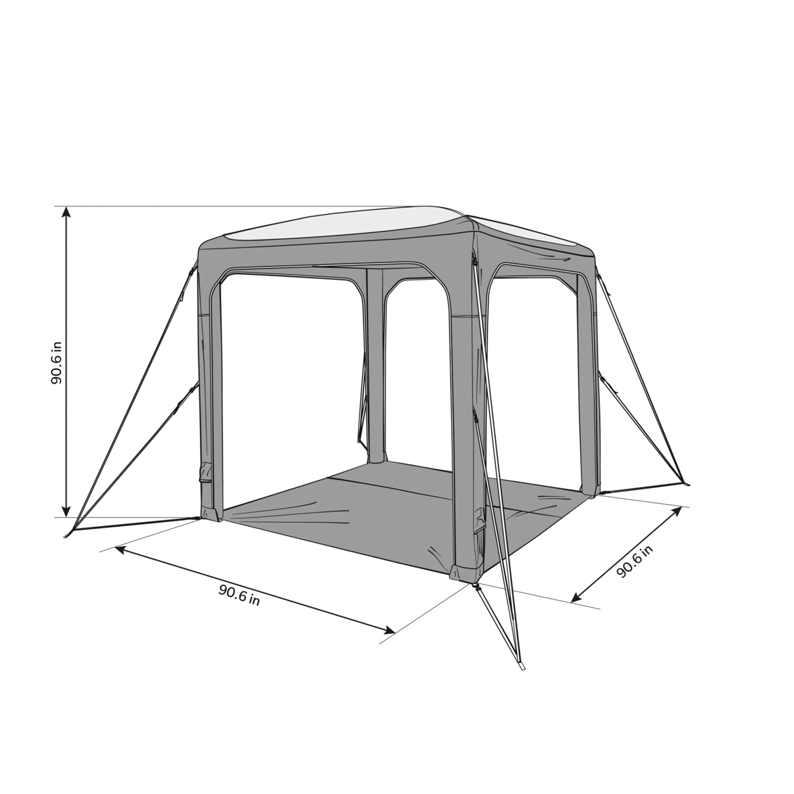 Dometic HUB 2 REDUX Portable Camping Tent - Lightweight Outdoor Shelter for Hiking, Backpacking & RV Travel | Perfect for Camping Trips, Beach Days & Music Festivals