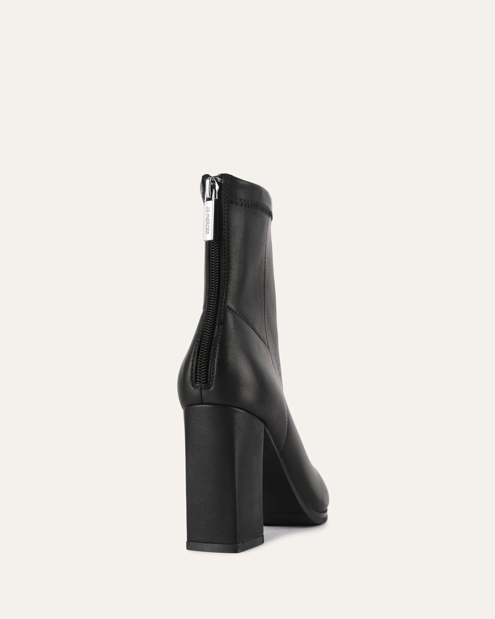 Premium Black Leather High Ankle Boots for Women - Stylish & Comfortable Winter Fashion Booties for Outdoor, Work & Casual Wear