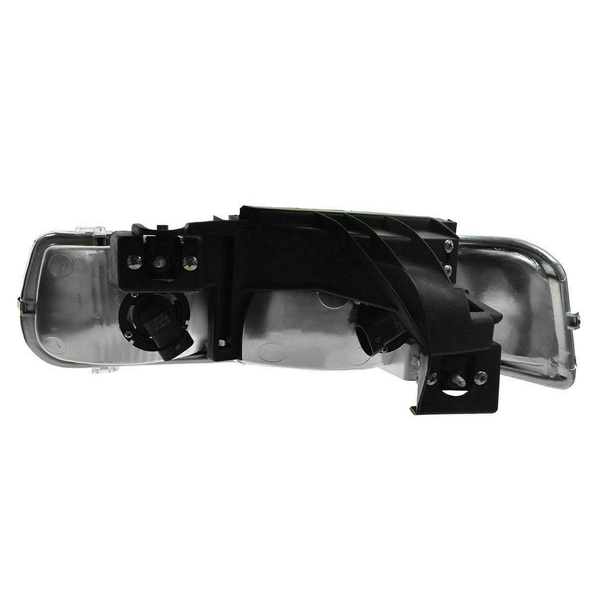 1999-2002 Chevy Silverado & 2000-2006 Tahoe LED Front Headlights with Side Marker Lamps - Direct Replacement (16526134/16526133) - Left Driver & Right Passenger Side - Upgrade for Night Driving & Off-Road Adventures