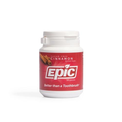 Epic Xylitol Sugar-Free Chewing Gum for Fresh Breath - 100% Natural Sweetener, Dental Health Benefits - Perfect for After Meals, Workouts & Travel
