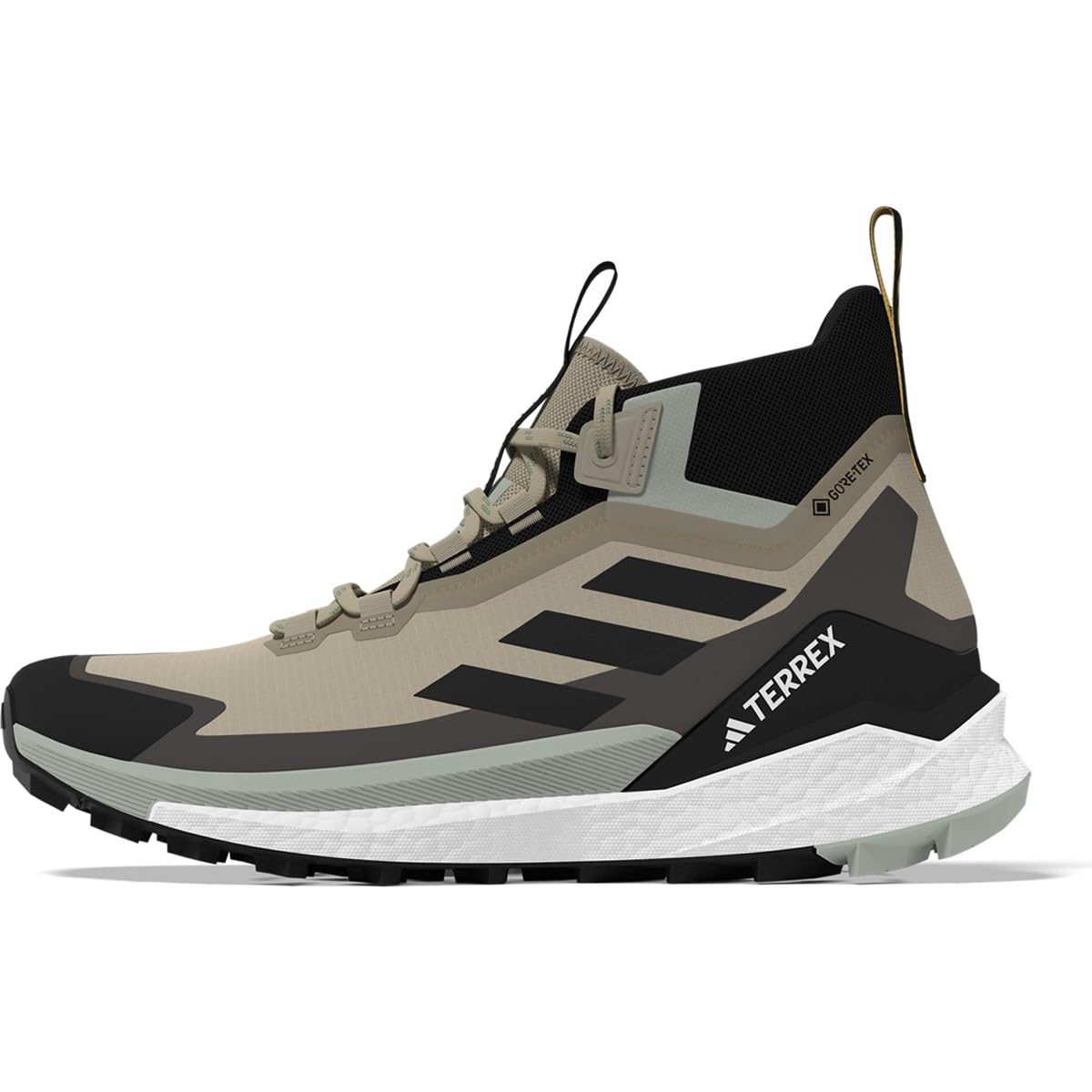 Adidas Men's Terrex Free Hiker 2.0 Gore-TEX Waterproof Hiking Boots - Lightweight Trail Shoes for Outdoor Adventures, Mountain Climbing & Backpacking