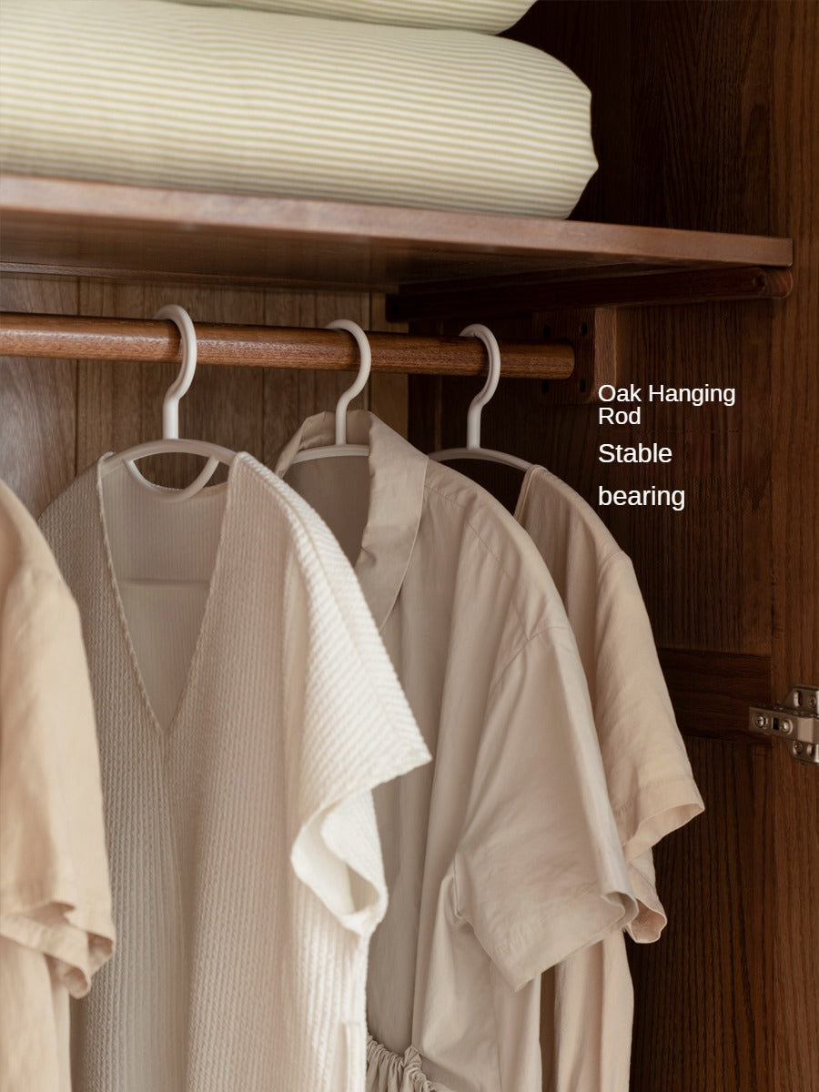 Solid Oak Wood Modern Wardrobe - Stylish & Durable Closet for Bedroom, Walk-In Closet, or Guest Room Storage