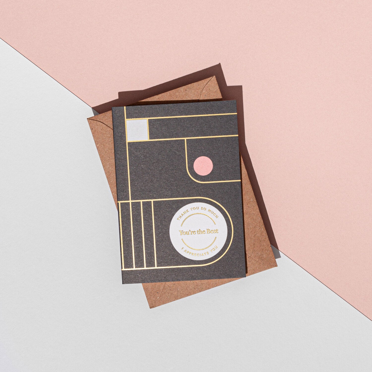 You're the Best Mini À L'aise Greeting Card - Perfect for Birthdays, Thank You Notes & Special Occasions
