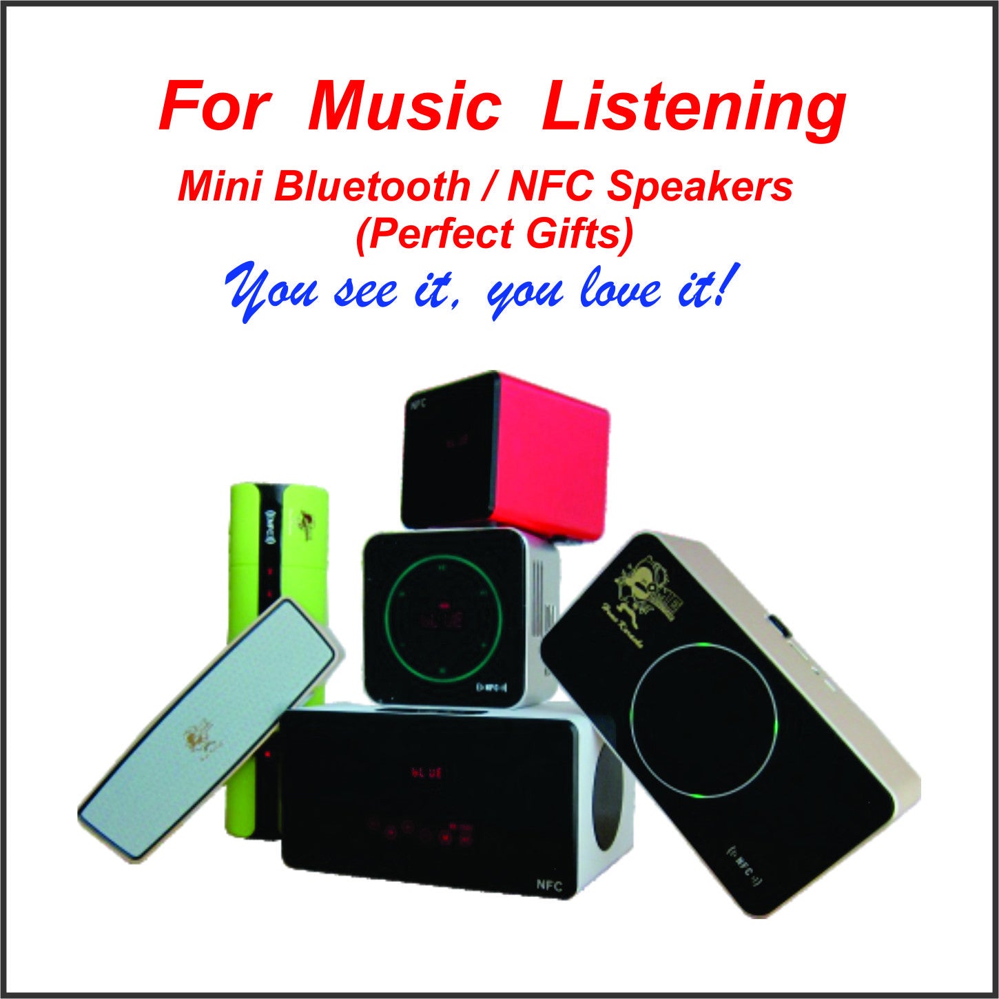 Portable Mini Bluetooth Speaker - Wireless, Waterproof, HD Sound for Travel, Outdoor, Home & Party Use