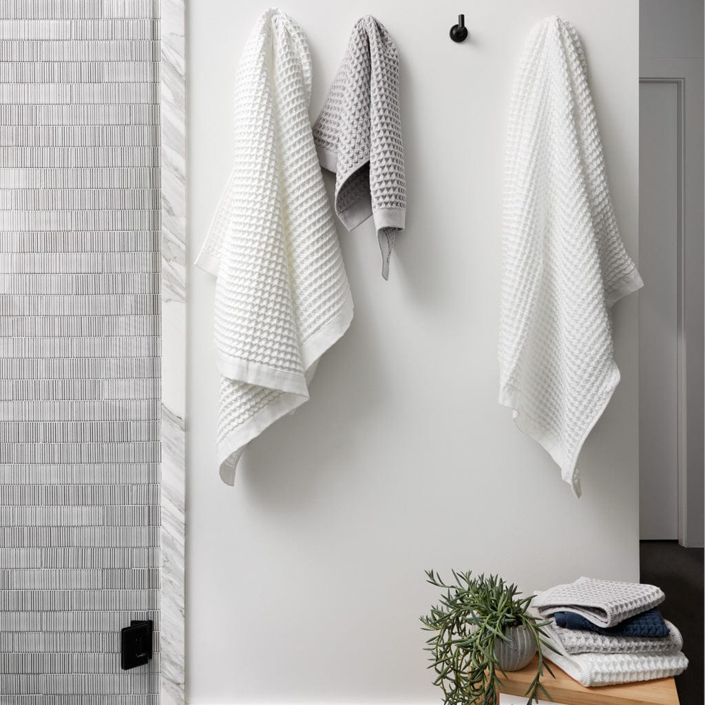 Premium Imabari Waffle Weave Bath Towels - Ultra Soft & Absorbent Japanese Cotton Towel Set for Spa, Bathroom & Luxury Home Use