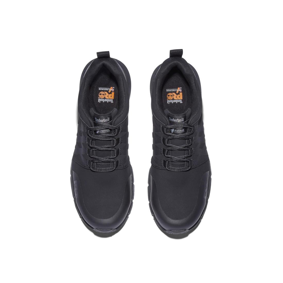 Radius EH Composite Toe Work Shoes for Men - Black Safety Boots with Electrical Hazard Protection | Ideal for Construction, Warehouse & Industrial Work