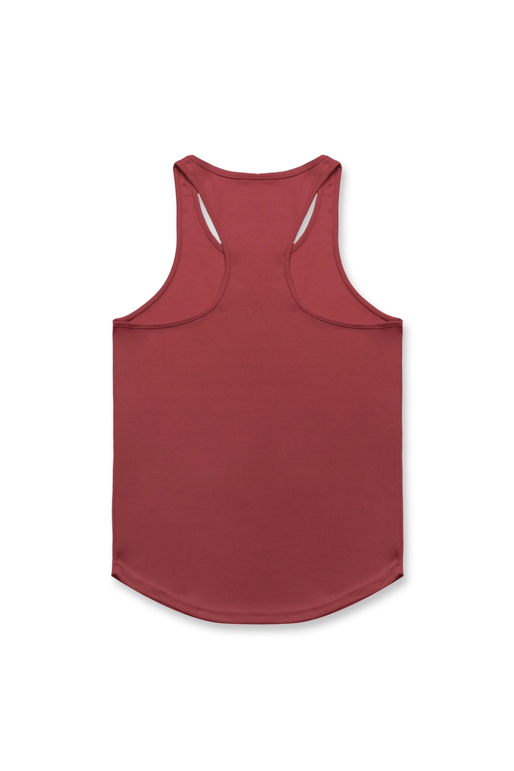 Jed North Men's Microfiber Dri-Fit Tank Top - Moisture Wicking Athletic Shirt for Workout & Running - Maroon Red Color