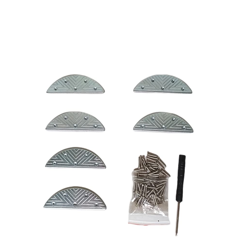 Heel Repair Kit - Metal Heel Plates, Nails & Semicircular Pads for Shoe Sole Restoration | Perfect for Boots, Dress Shoes & High Heels Repair
