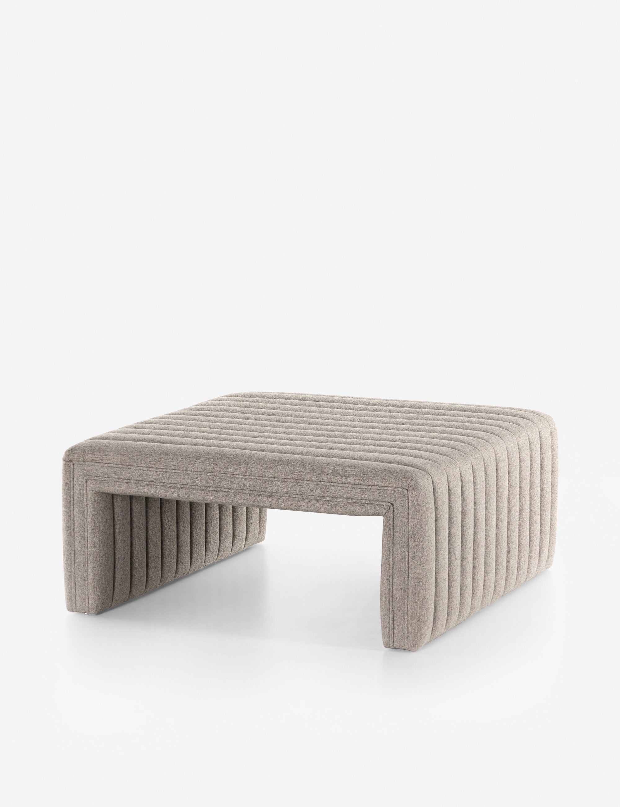 Gavin Square Ottoman Stool - Modern Storage Footrest Pouf with Removable Cover, Perfect for Living Room, Bedroom & Nursery - Versatile Home Decor & Extra Seating Solution