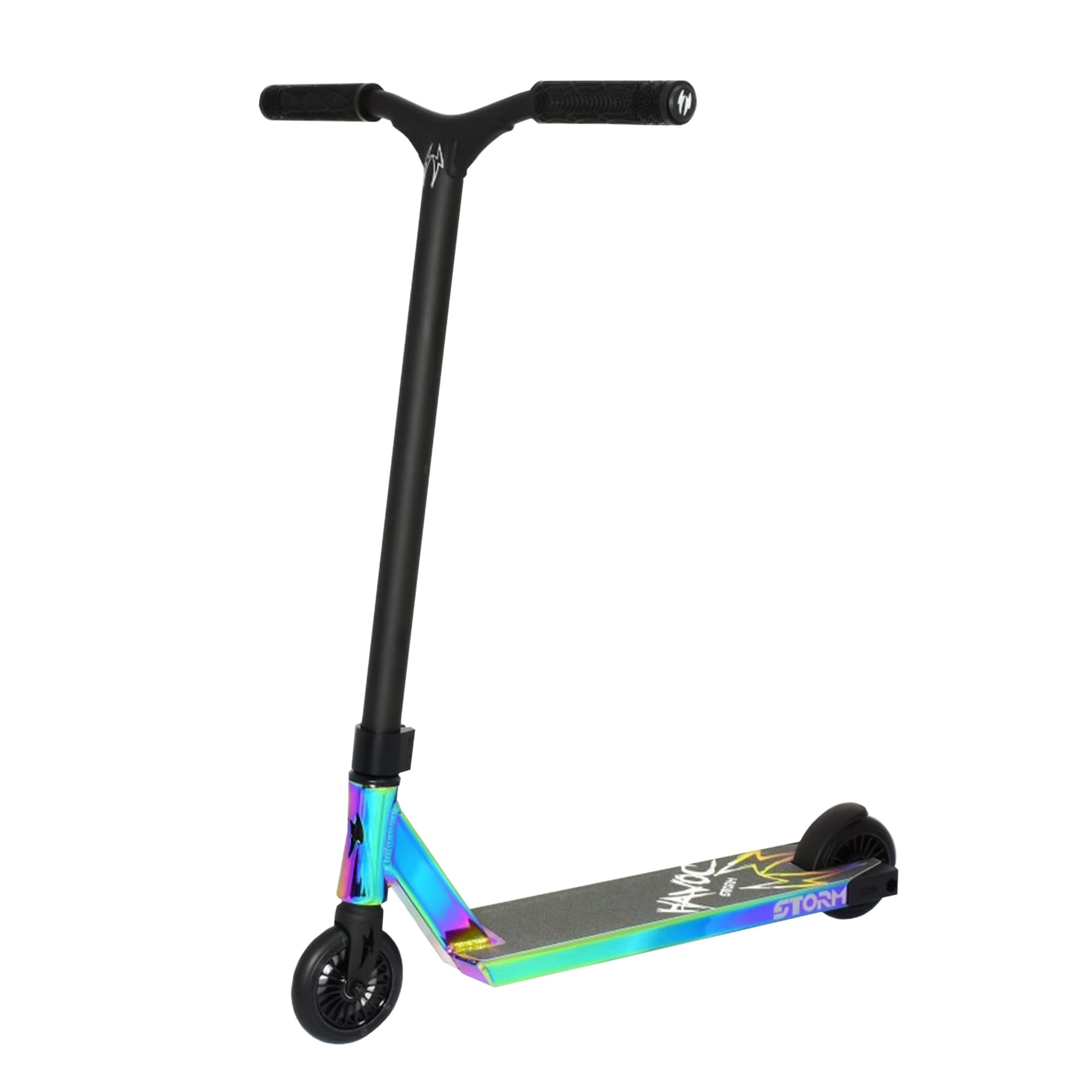 Havoc Storm Pro Freestyle Stunt Kick Scooter - Oil Slick Finish - High Performance Adult & Teen Scooter for Tricks, Stunts & Urban Commuting