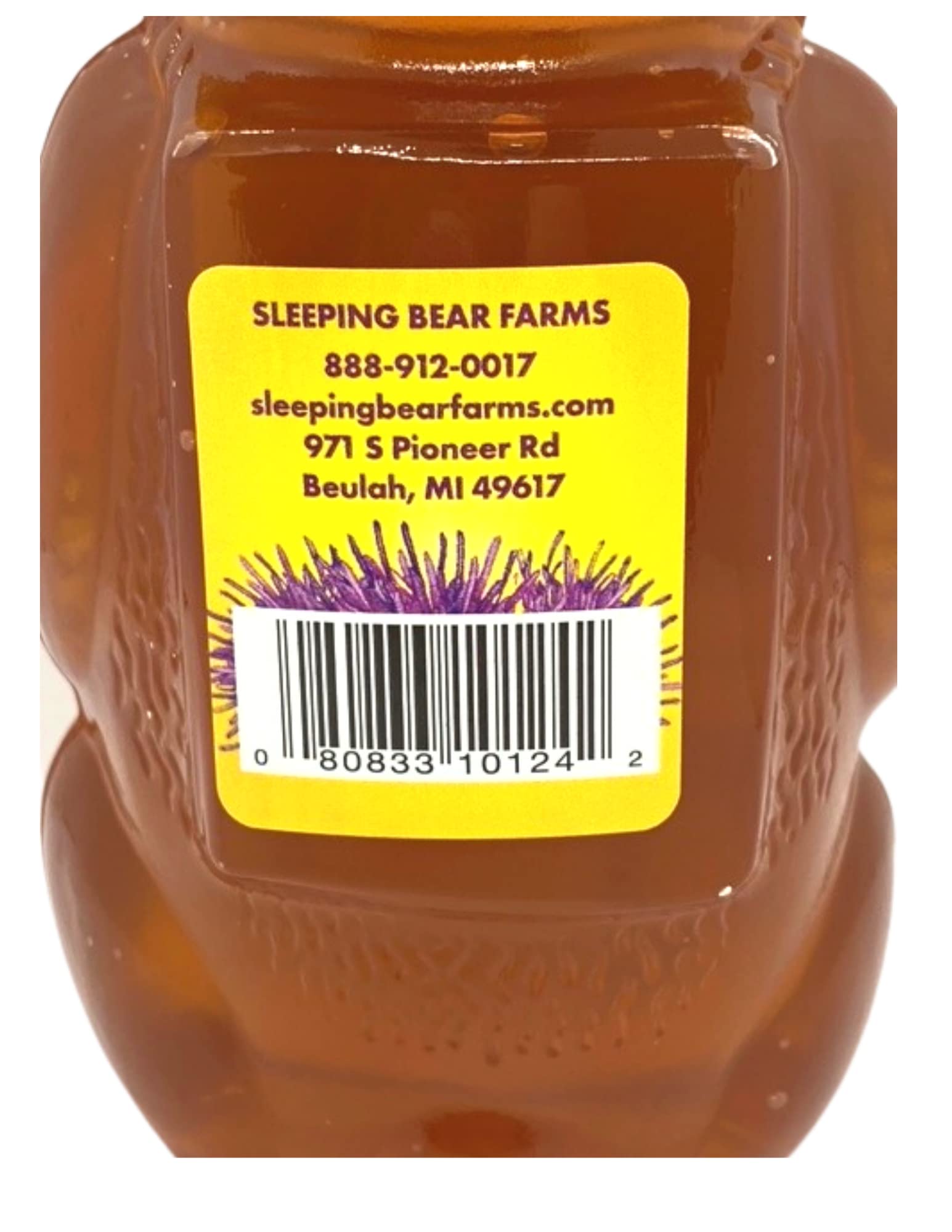 Pure Michigan Star Thistle Honey - 24 Oz (Case of 12) | Raw, Unpasteurized & Unblended | No Additives | Perfect for Tea, Baking & Natural Remedies