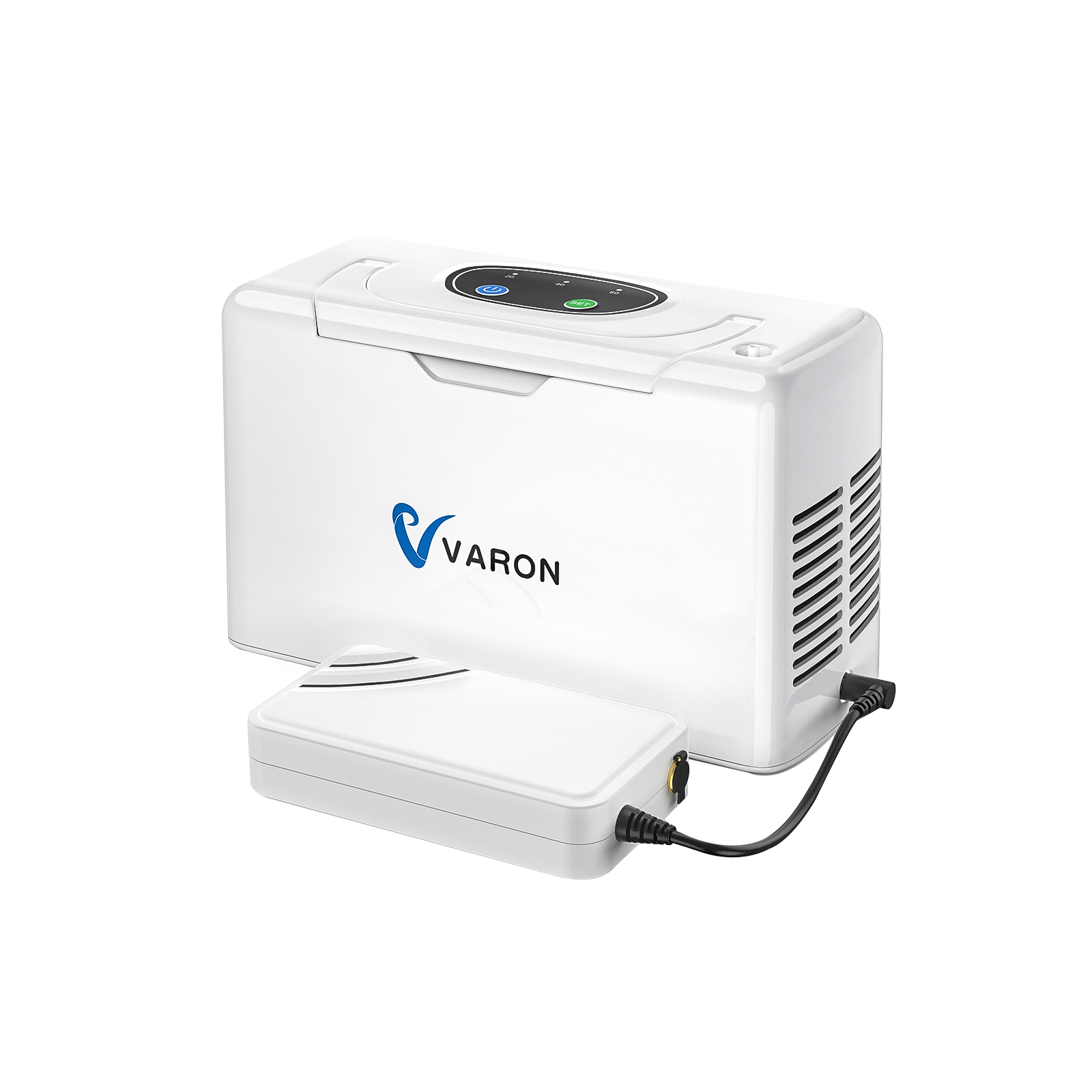 VARON NT 05 Portable Oxygen Concentrator Machine - Continuous Flow Oxygen Therapy for Home & Travel Use - Ideal for COPD, Asthma & Respiratory Support