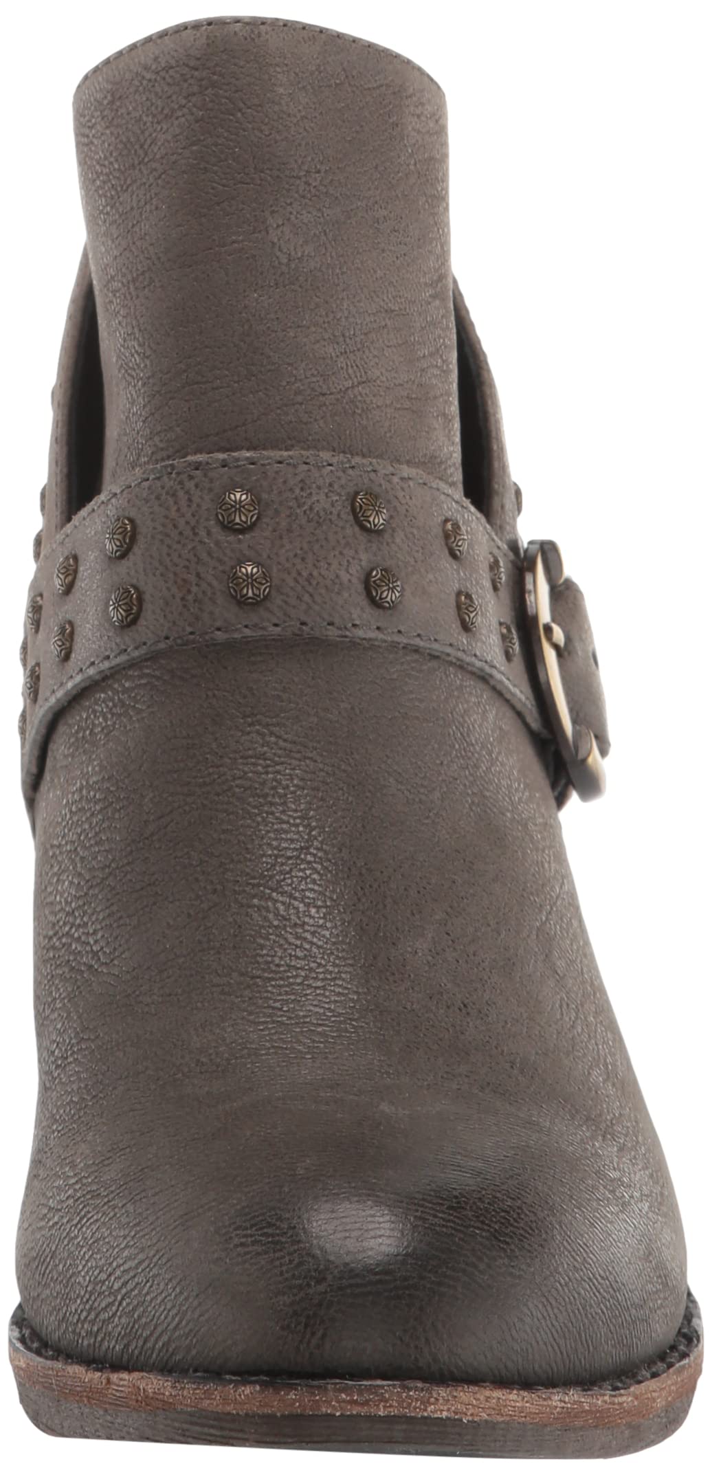 Women's Dark Grey Ankle Boots & Booties Size 7.5 - Stylish Fall & Winter Shoes for Casual Outfits, Office Wear & Date Nights