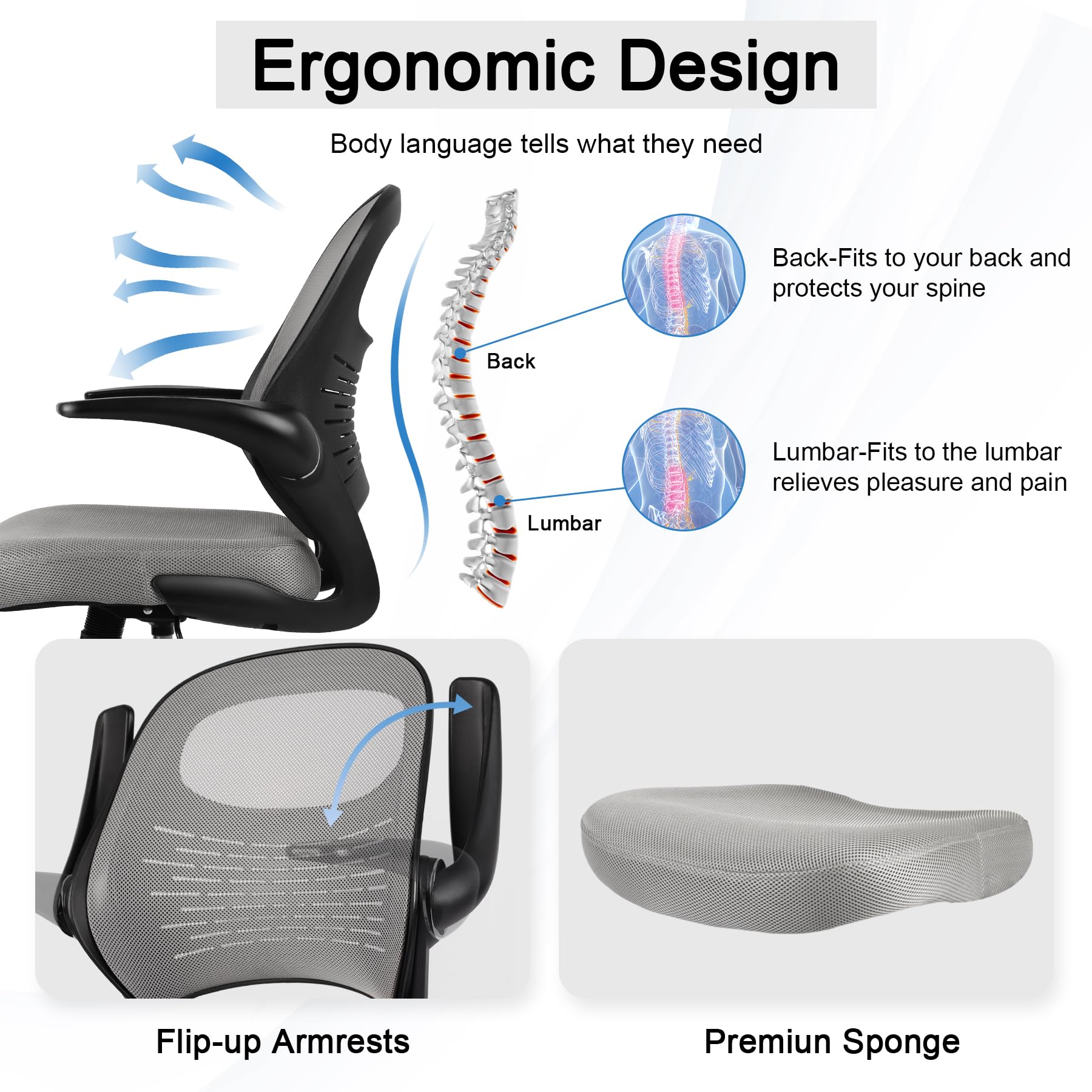 HYLONE Adjustable Drafting Stool - Heavy Duty Standing Desk Chair with Footrest for Office, Gaming & Home Use - Ergonomic Tall Chair for Architects, Artists & Professionals