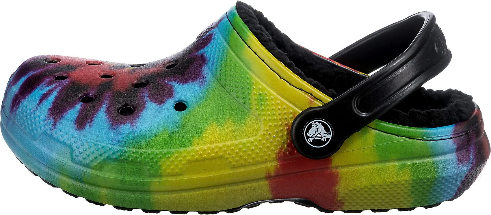 Crocs Unisex-Adult Classic Lined Tie-Dye Clog | Comfortable Slip-On Shoes for Men & Women | Perfect for Indoor, Outdoor & Casual Wear