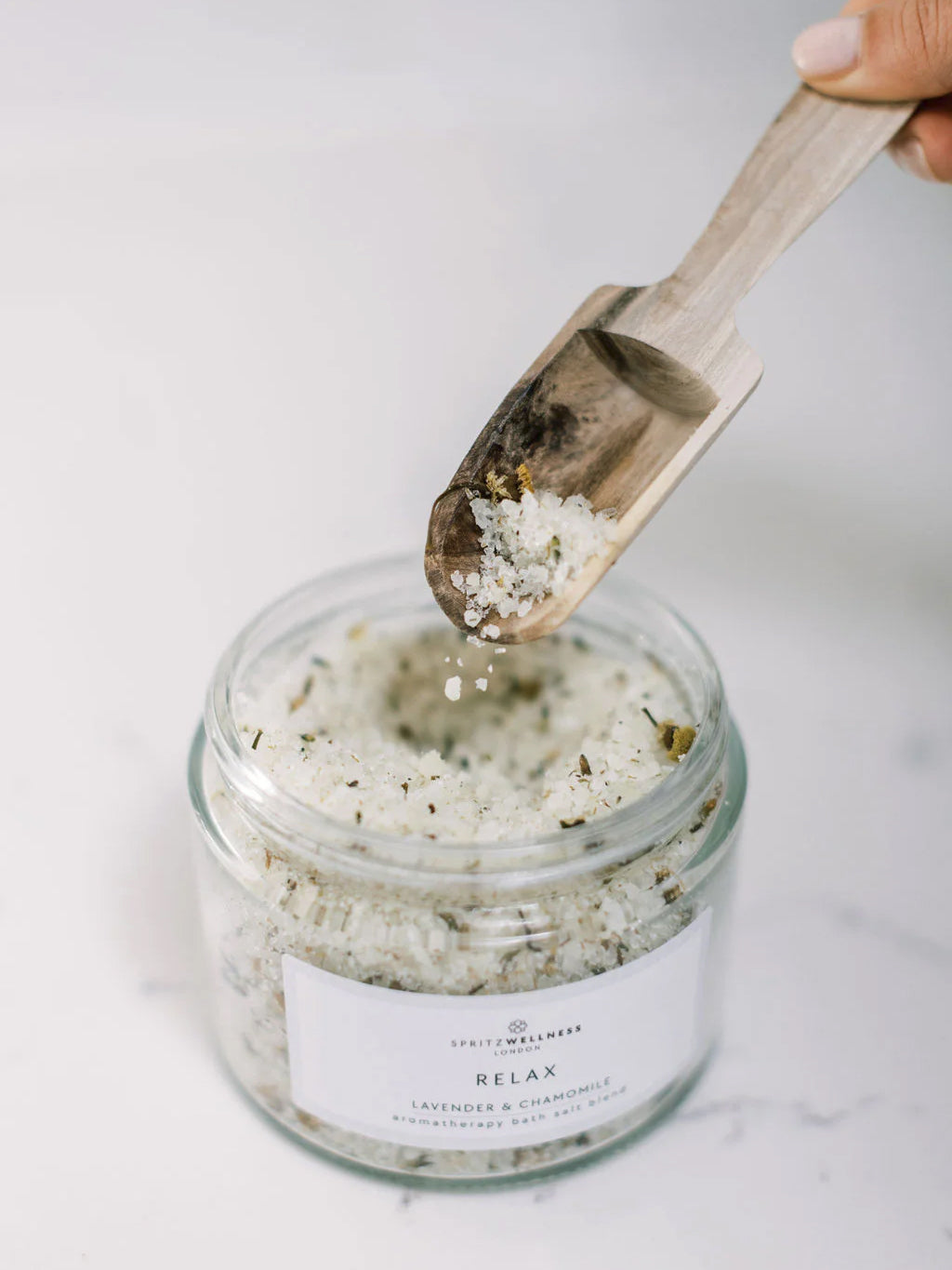 Spritz Wellness Bath Salts 500g - Relaxing Magnesium & Epsom Salt for Stress Relief & Muscle Recovery | Perfect for Spa, Self-Care & Gift Giving