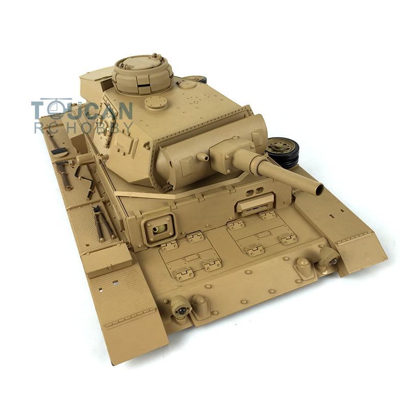 Henglong 1/16 Scale German Panzer III H RC Tank Model Kit with 3849 Chassis, Tracks, Decals & Spare Parts - Perfect for Military Enthusiasts, RC Hobbyists & WWII Historical Collectors