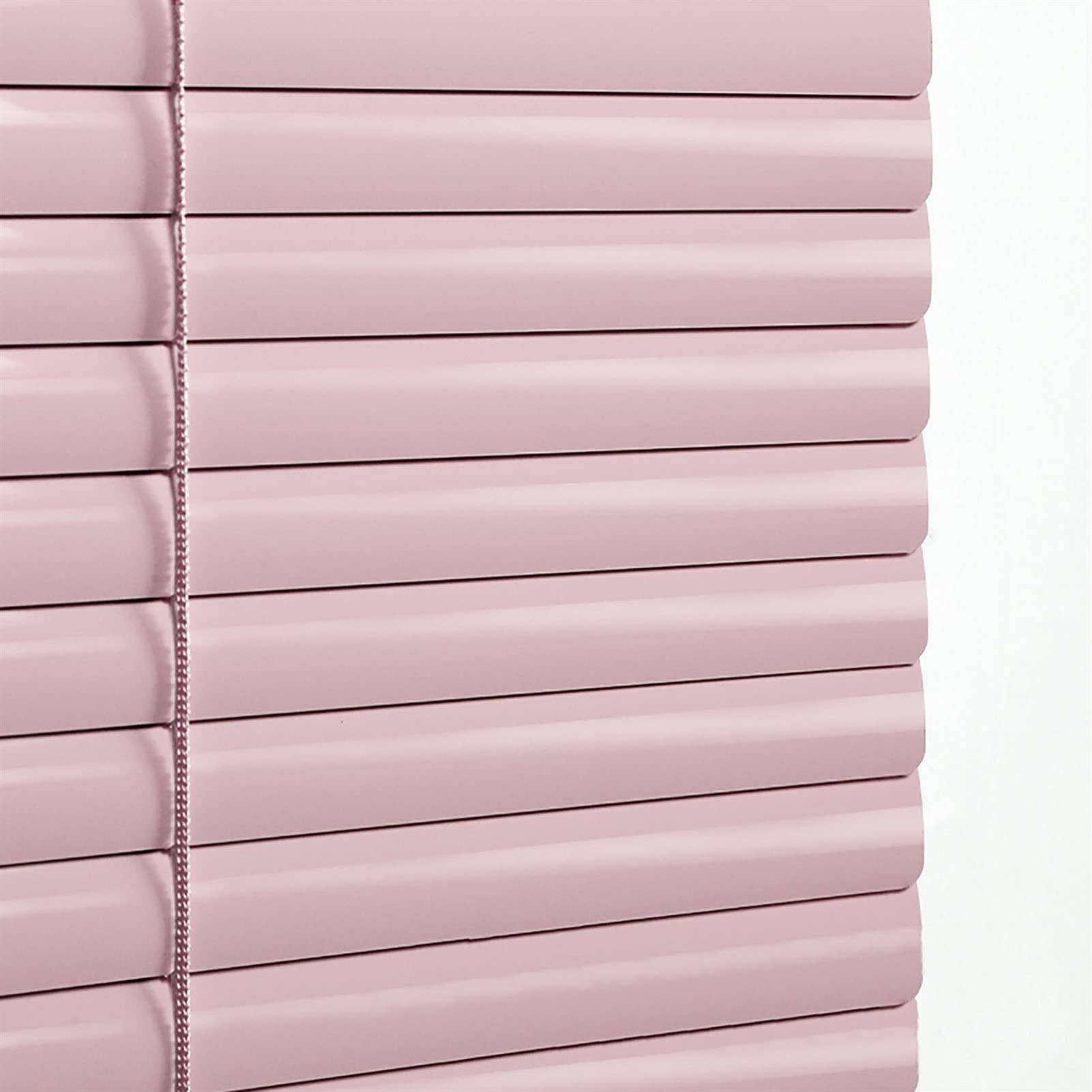 Pink 1 Inch Aluminum Alloy Light Filtering Window Blinds - Wipe Clean, Privacy Shade for Bedroom & Nursery (130×100cm) | Perfect for Kids Rooms, Home Decor & Sun Protection