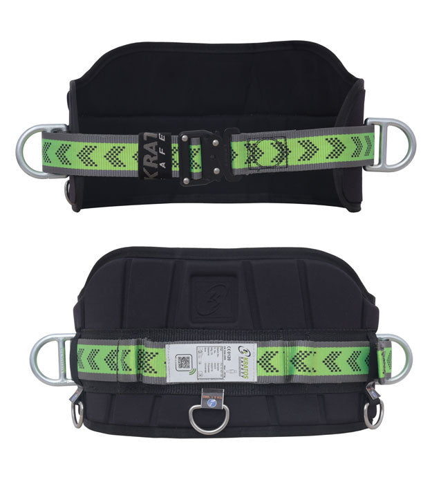Kratos Comfortable Work Positioning Belt - Durable Safety Harness for Construction & Roofing - Perfect for Fall Protection & Climbing