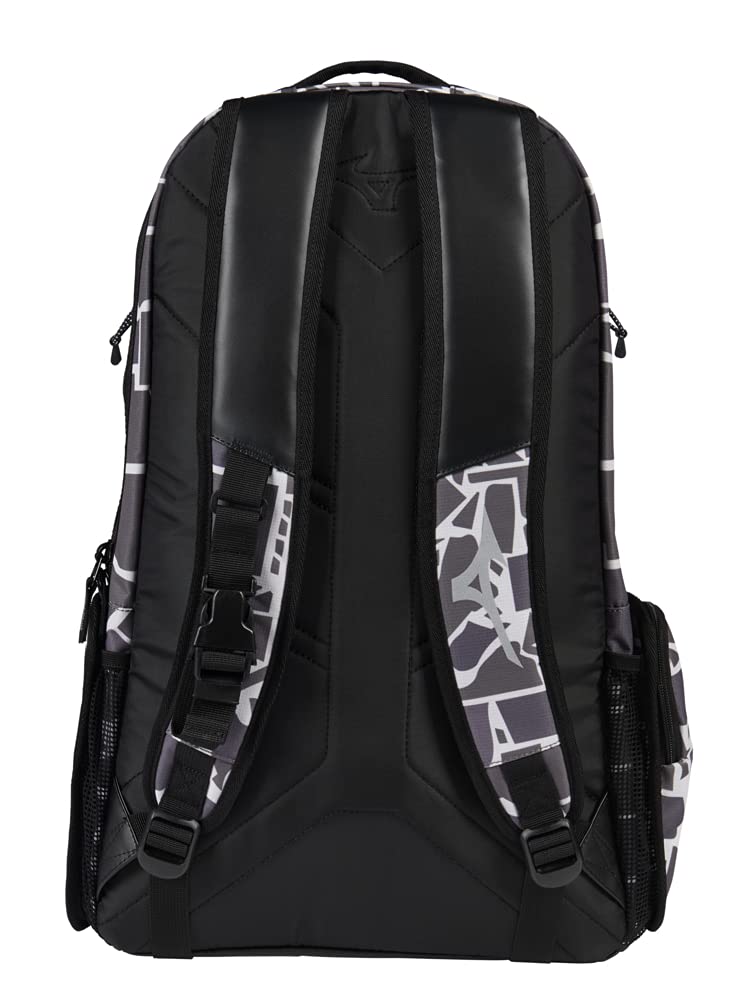 Mizuno MVP Backpack 22 - Premium Baseball & Softball Bag with 4 Bat Sleeves, Felt Valuables Pocket & Padded Back Support | Ventilated Shoe Compartment & MOLLE Straps for Gear Attachment | Perfect for Games, Practice & Travel