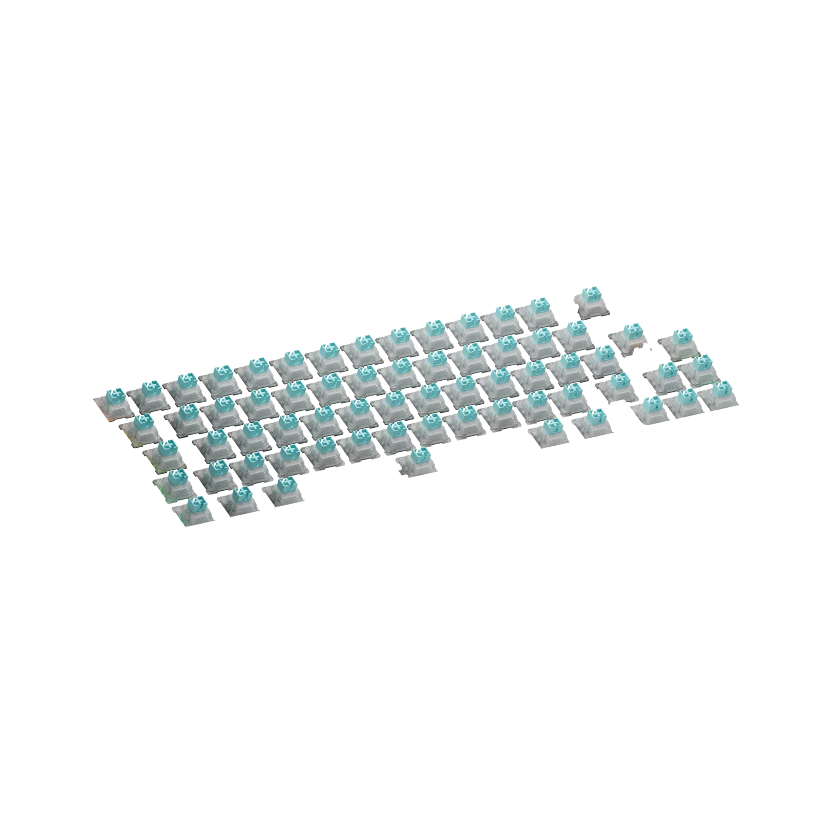 Glorious Lynx Silent HE 65 ISO Mechanical Keyboard Switches - Linear Silent Switches for Gaming, Typing & Office Work (65g Actuation Force, ISO Layout) - Perfect for Quiet Gaming Sessions & Noise-Sensitive Environments