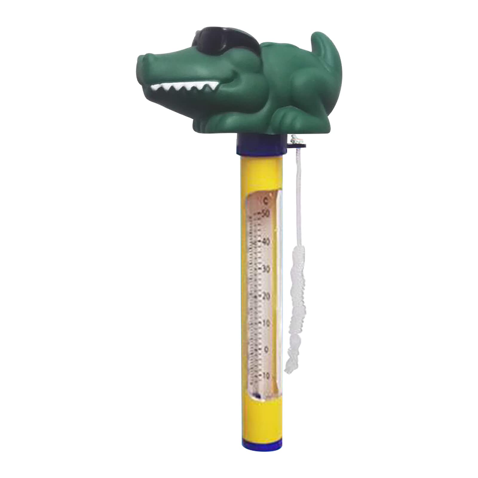 Floating Pool Thermometer with String - Shatter-Resistant Water Temperature Gauge for Swimming Pools, Spas, Hot Tubs & Aquariums - Perfect for Baby Pools, Outdoor & Indoor Use