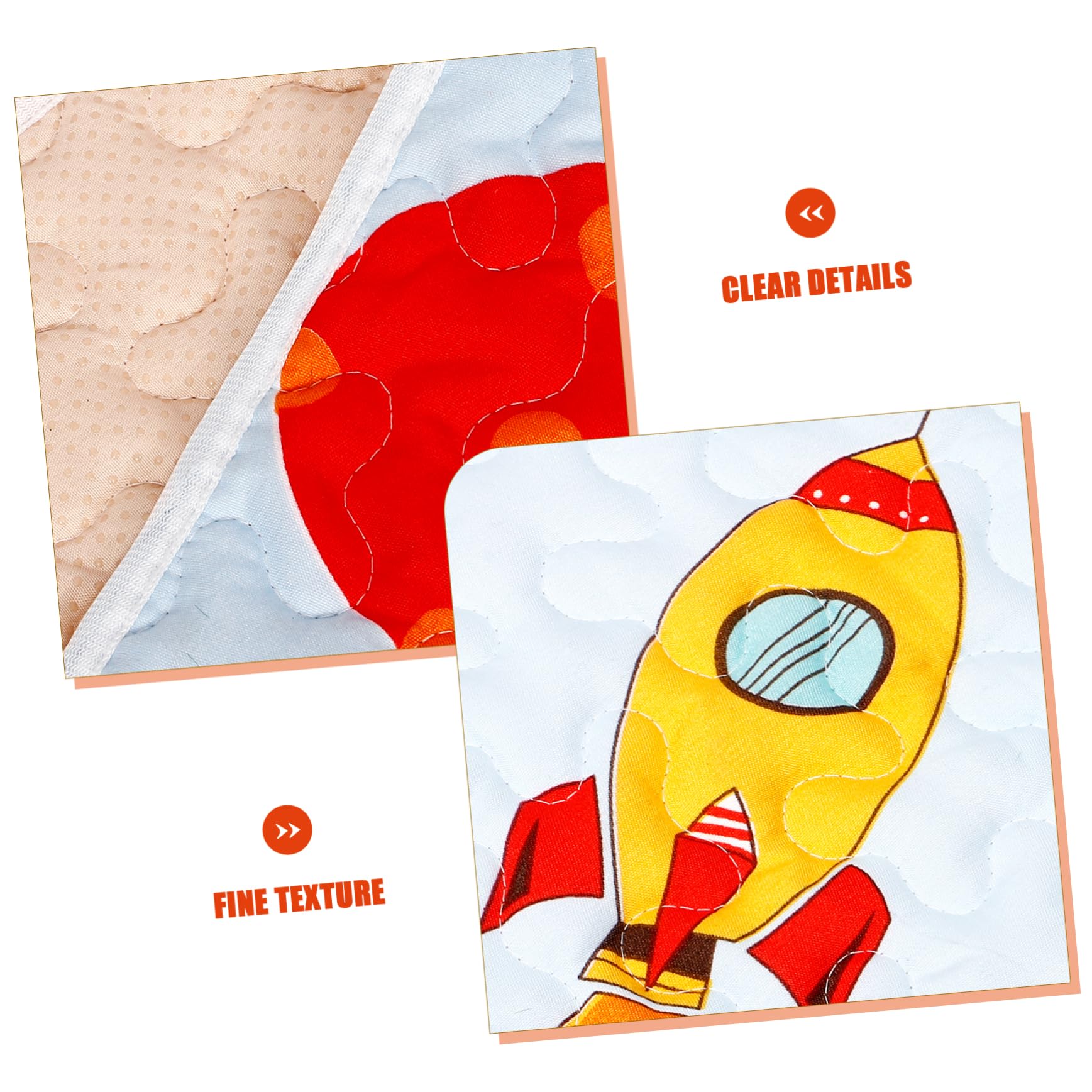 Beatifufu Baby Play Mat - Waterproof High Chair Floor Mat, Non-Slip Toddler Activity Mat with Colorful Designs | Perfect for Nursery, Playtime & Mealtime Safety