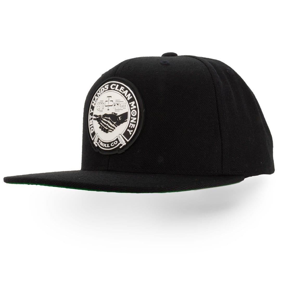 Haggler Snapback Hat for Men & Women - Adjustable Black Baseball Cap for Casual & Sports Wear - Perfect for Outdoor Activities, Street Fashion & Daily Use