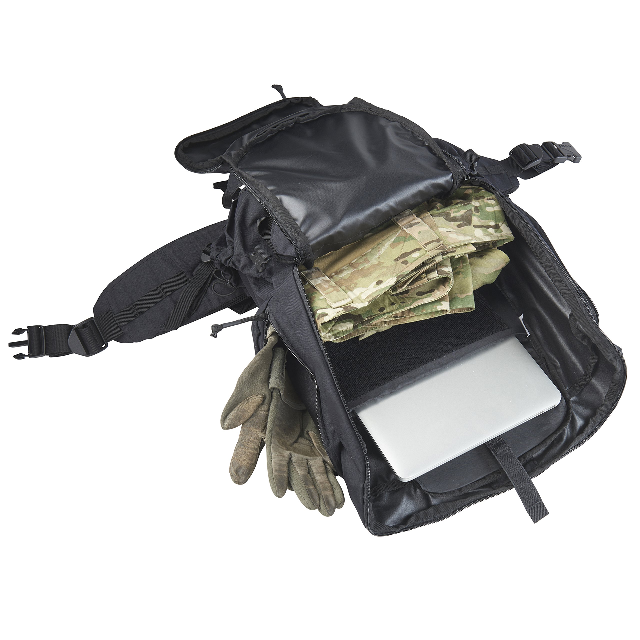 Kelty Redwing 44 Tactical Backpack - Durable Hiking & Travel Backpack for Men & Women - Black Military Style Rucksack - Perfect for Outdoor Adventures, Camping & Daily Commute