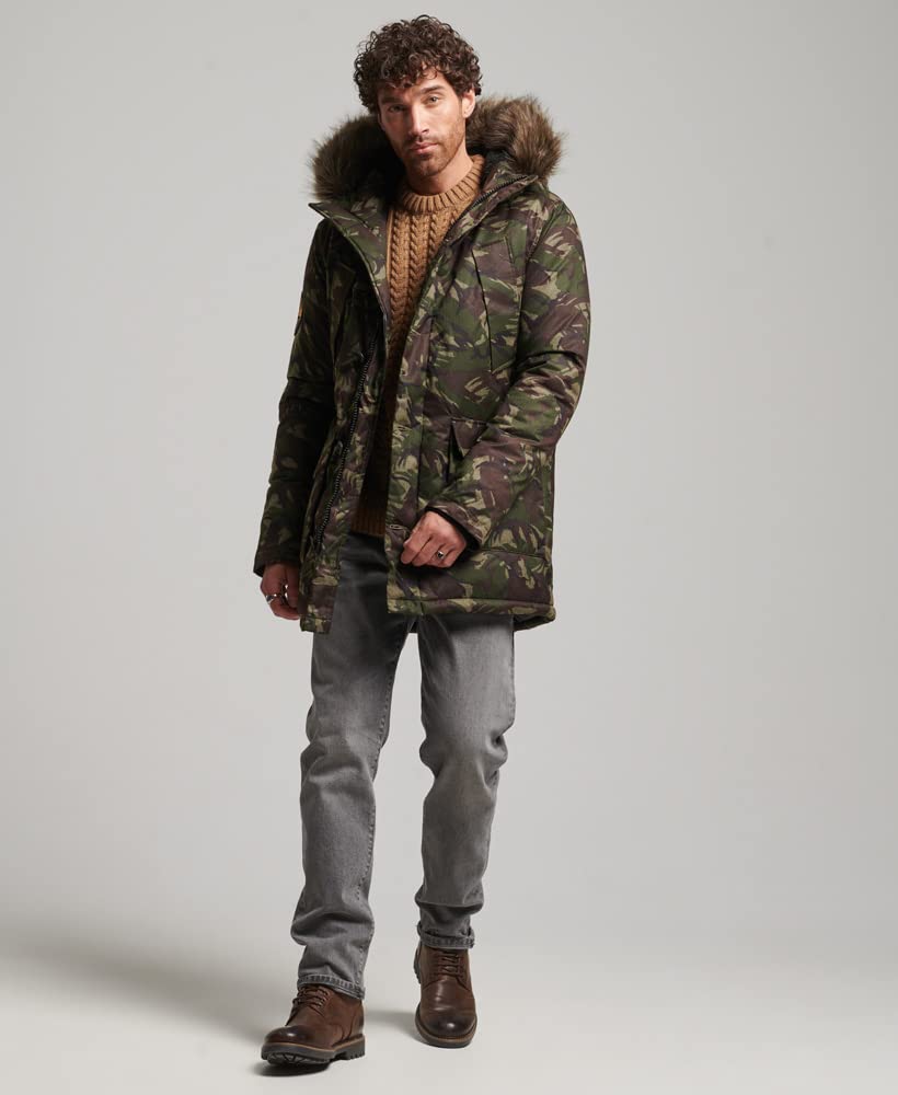 Superdry Men's Padded Jacket - Lightweight Winter Coat with Warm Insulation for Outdoor Activities | Hiking, Camping & Casual Wear