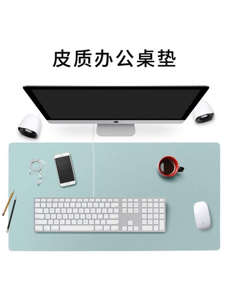 Waterproof Desk Pad - Large 28x14 Inch Microfiber Mouse Mat & Desk Protector for Gaming, Writing, Office & Home Use - Non-Slip Surface for Computers, Laptops & Workspaces
