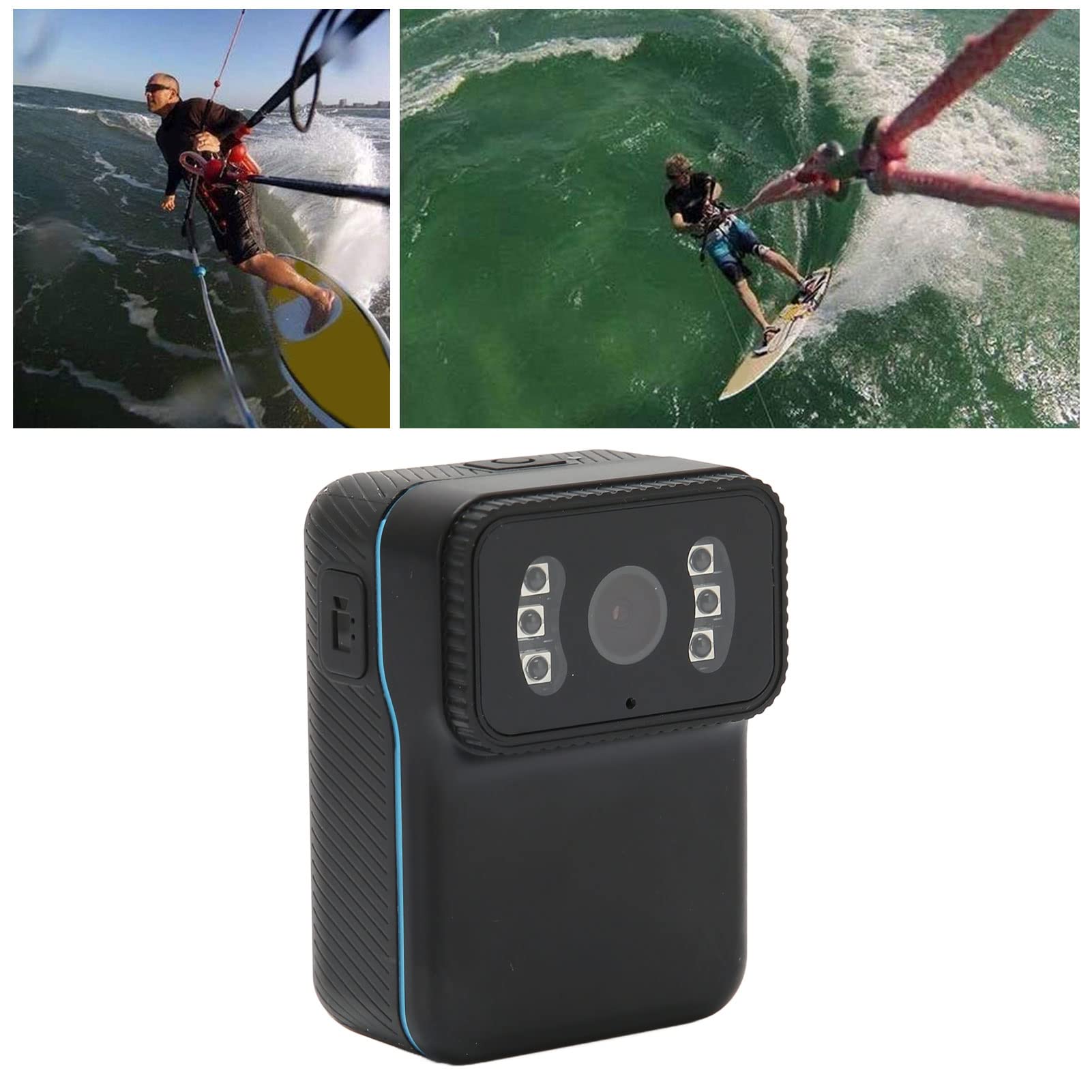 Mini Body Camera Video Recorder - HD 1080P Wearable Police Body Cam with Night Vision, WiFi Action Camera, Pocket Clip for Law Enforcement, Security Guards & Outdoor Activities | Perfect for Home Security, Evidence Recording & Night Patrols