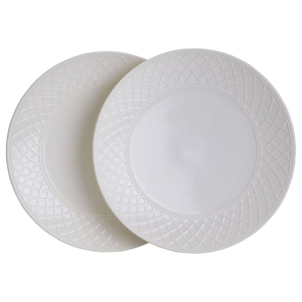 Napa Countryside Dinner Plates - Set of 2 Ceramic Plates for Dining, Entertaining & Home Decor | Rustic Farmhouse Style for Everyday Meals & Special Occasions