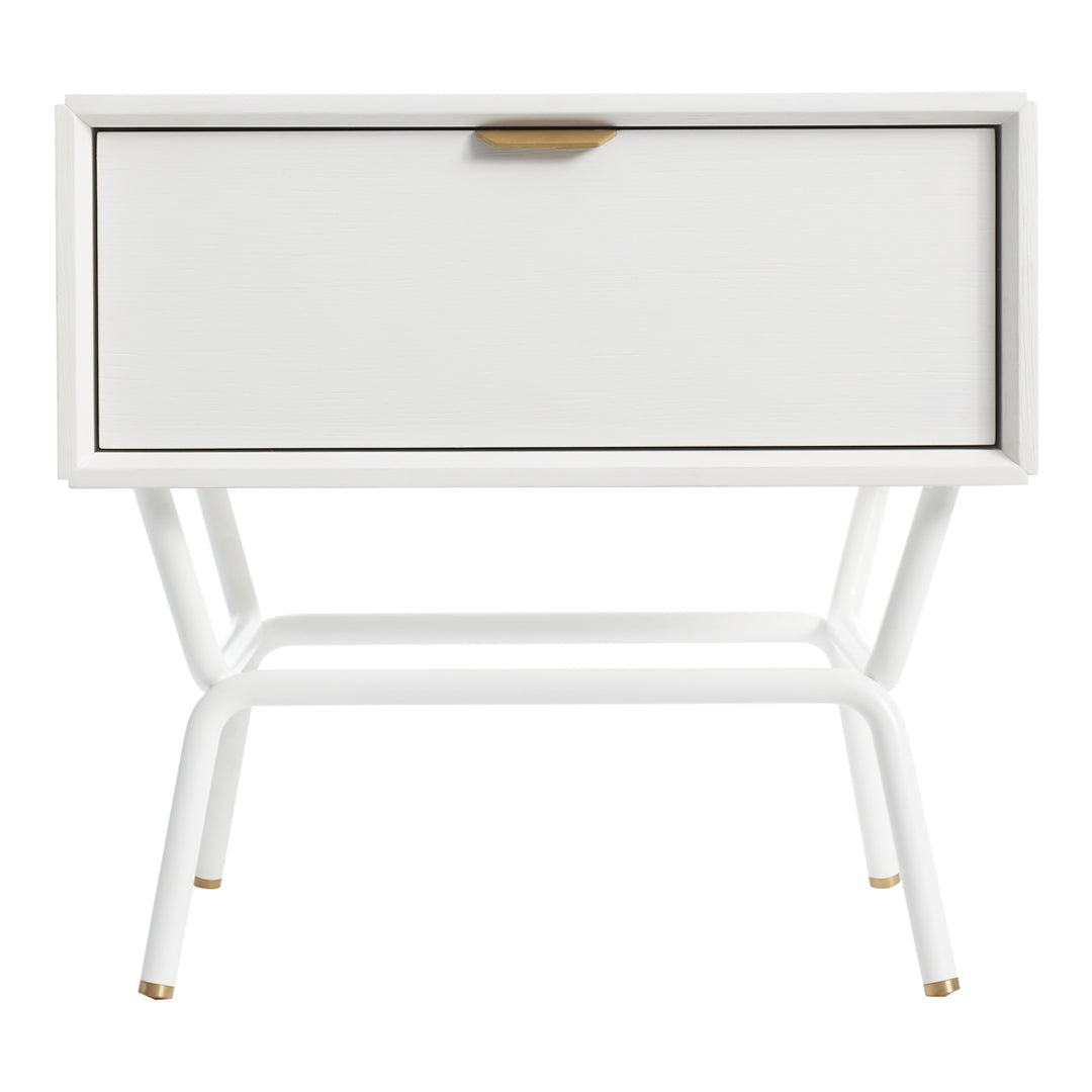 Modern Blu Dot Dang Nightstand - Minimalist Bedside Table with Storage Shelf | Perfect for Small Spaces, Bedrooms & Apartments