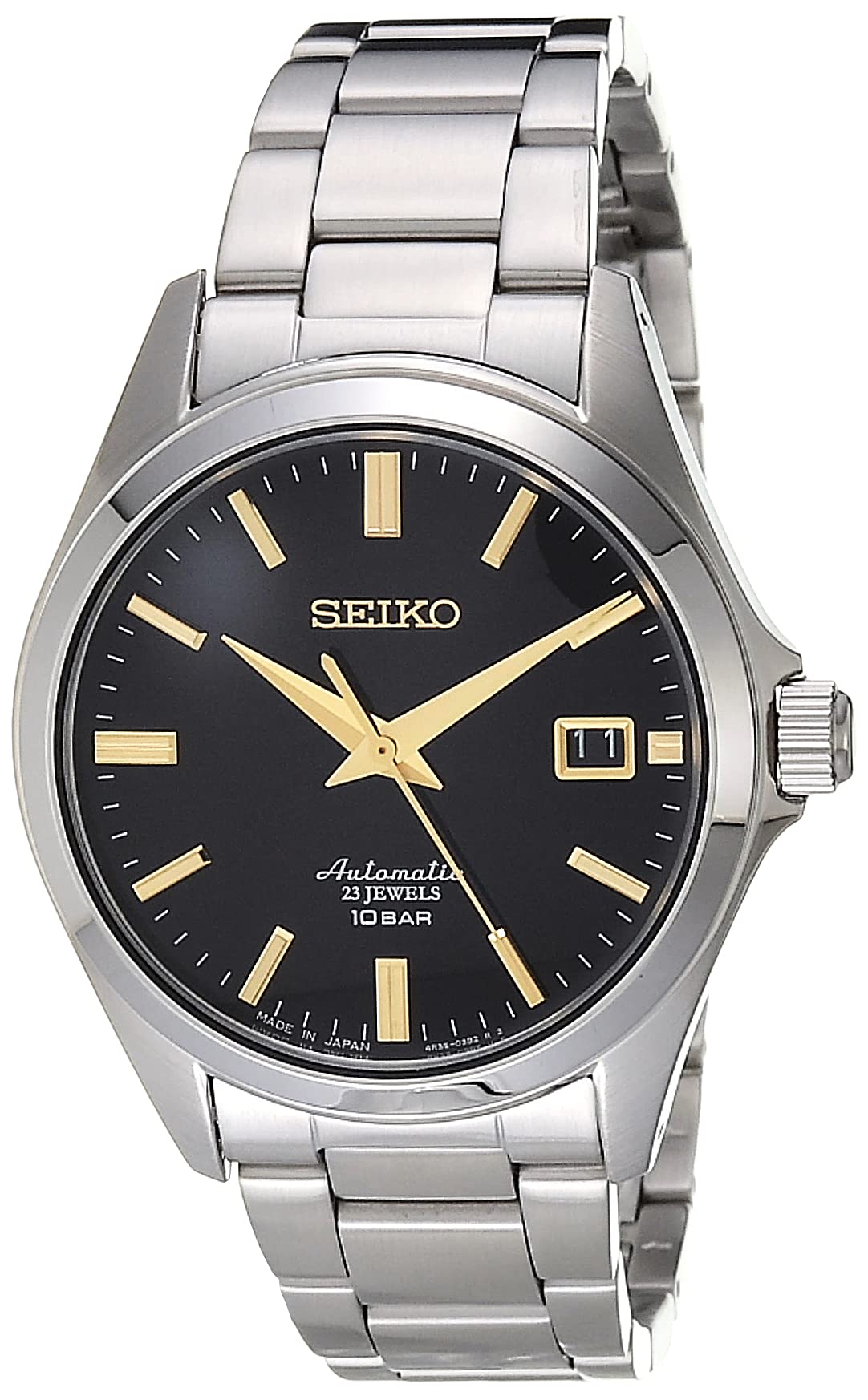 Seiko Men's Japanese Automatic Mechanical Watch - Stainless Steel Case, Sapphire Crystal, Water Resistant - Perfect for Business, Casual & Formal Occasions