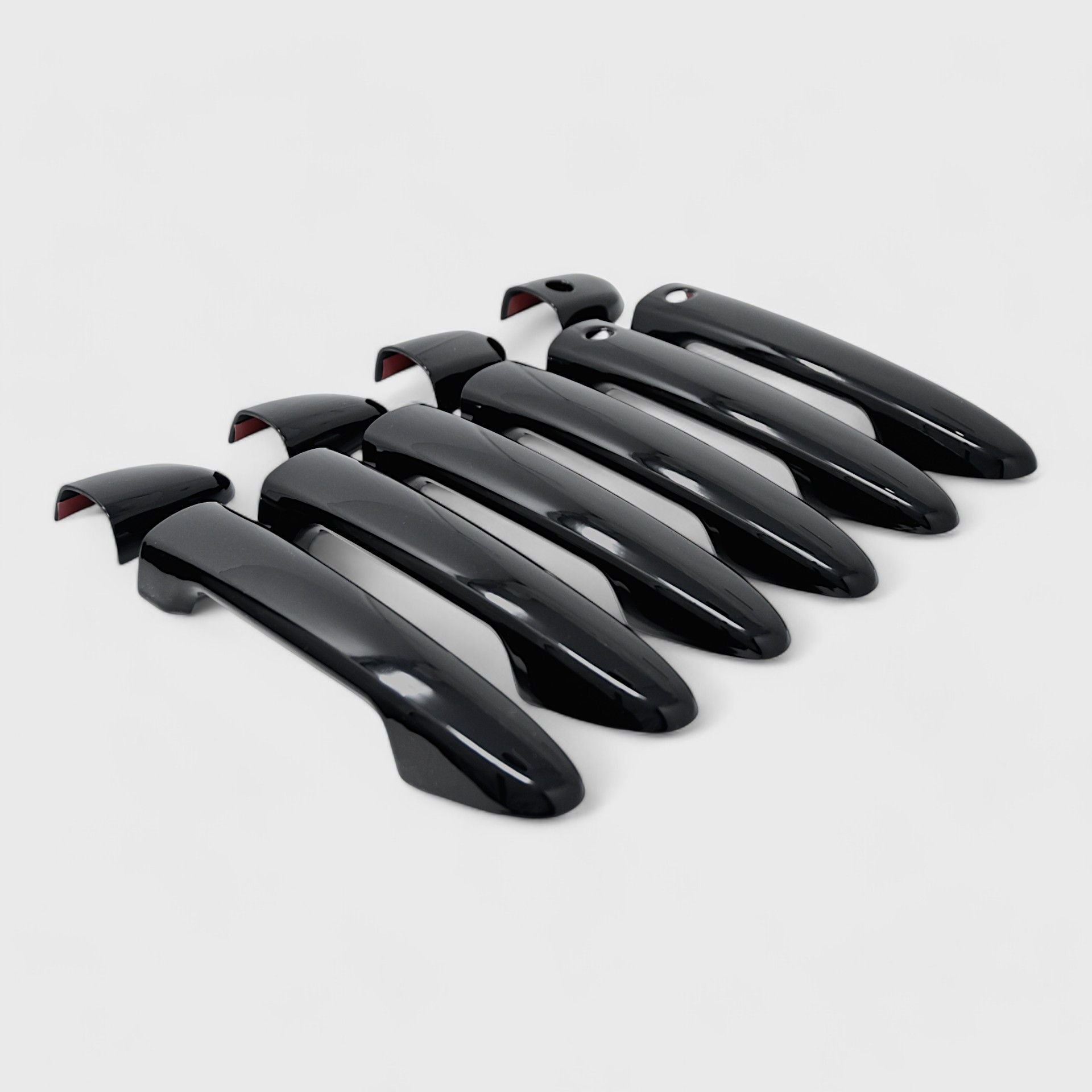 Gloss Black Chrome Delete Door Handle Cover for Cars - Compatible with Smart Key (Model DH6332BLK) | Upgrade Your Vehicle's Exterior Style for a Sleek Look