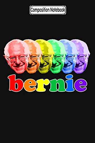 Bernie Sanders 2016 Retro Vote Button Composition Notebook - 6x9 Lined Journal, 100 Pages, Blank Ruled Pages for School, Office & Political Campaigns | Perfect for Notes, Sketches & Bernie Sanders Supporters