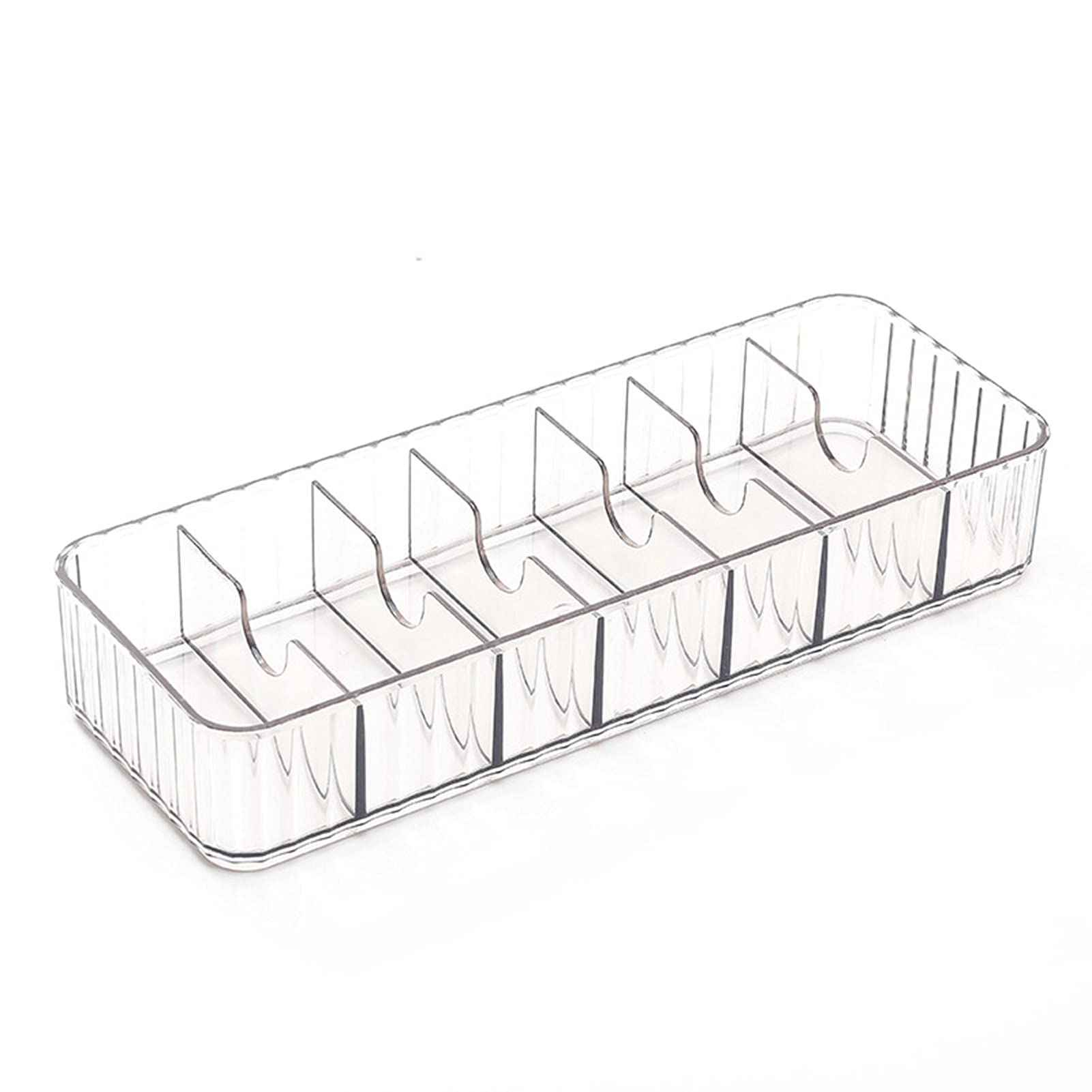 Clear Storage Box for Charging Cables - Large Anti-Tangle Dustproof Desk Organizer with Multiple Compartments | Perfect for Home Office, Dorm Room & Travel Accessory Storage