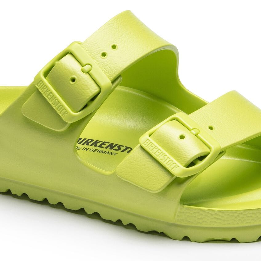 Birkenstock Arizona EVA Sandals in Active Lime - Comfortable & Lightweight for Beach, Pool & Summer Outings