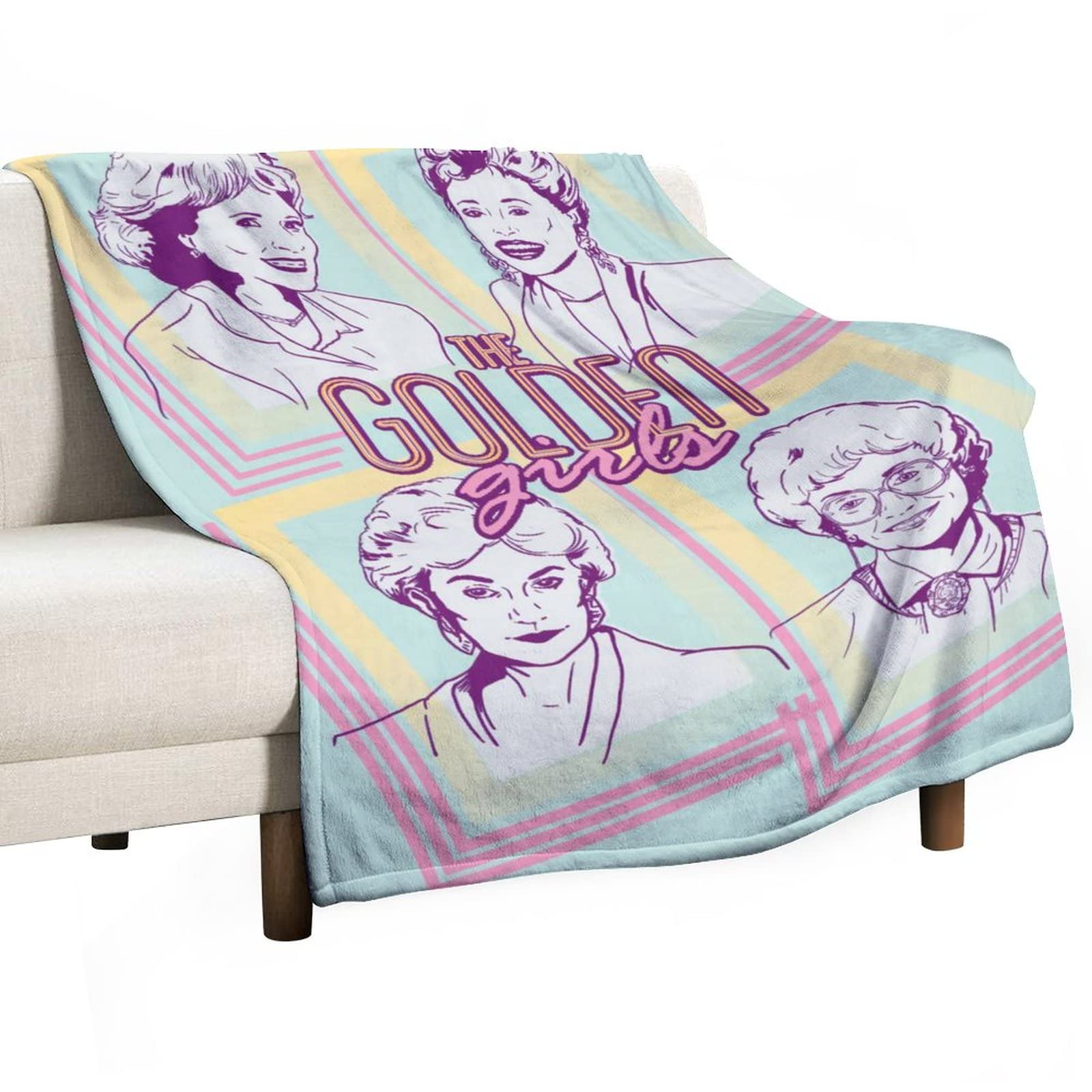 Longhui Smiling Cat Throw Blanket - Ultra Soft & Comfortable Blanket for Girls, Couch, Bed, Travel - 50x40 Inches - Perfect for Cozy Nights, Movie Time & Seasonal Use